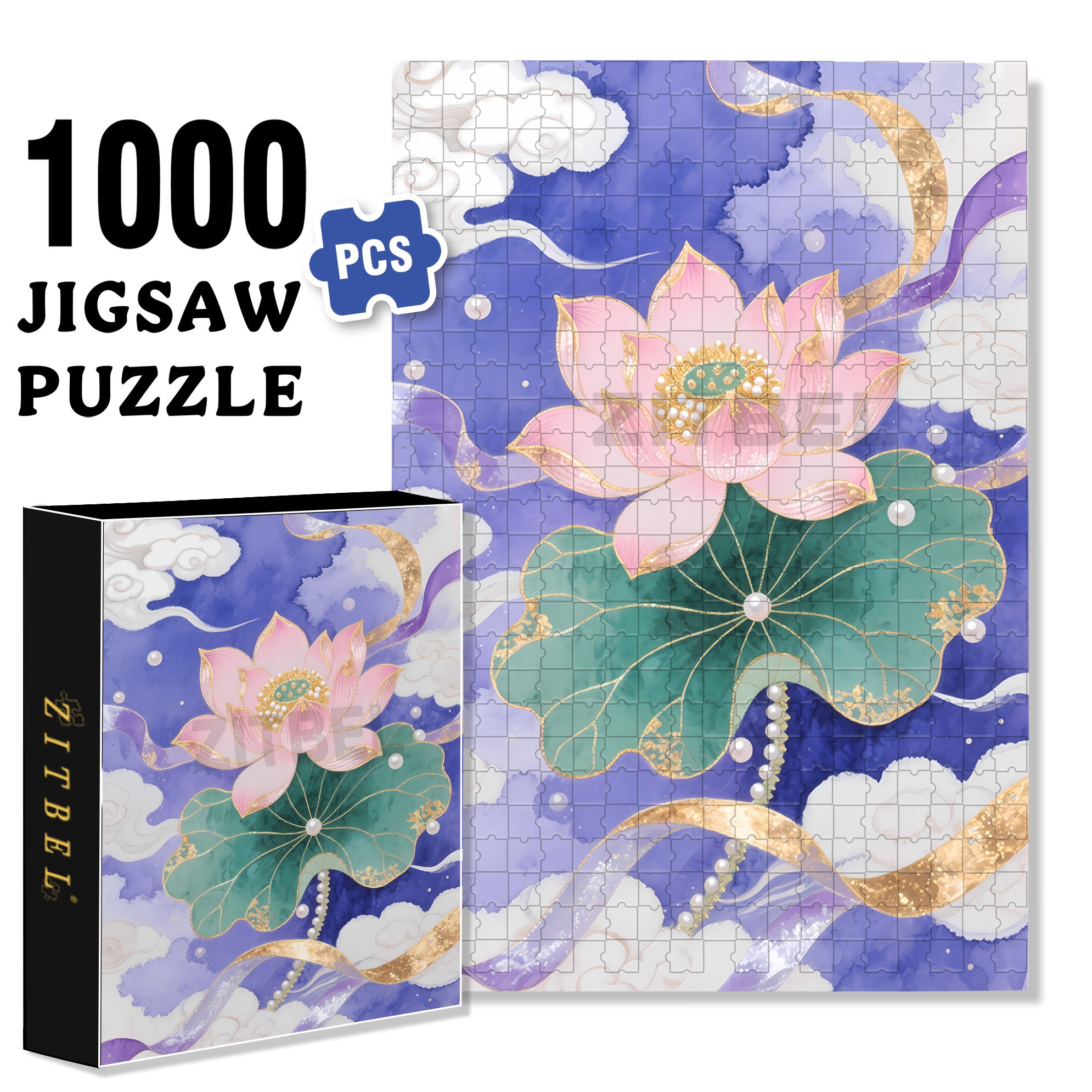 Splendid 500pcs/1000pcs Jigsaw Puzzle, Scratch-Resistant, Interactive Family Game & Brain-Boosting DIY Decor, Perfect for Halloween, Christmas & New Year Gifts, Family Puzzle Game