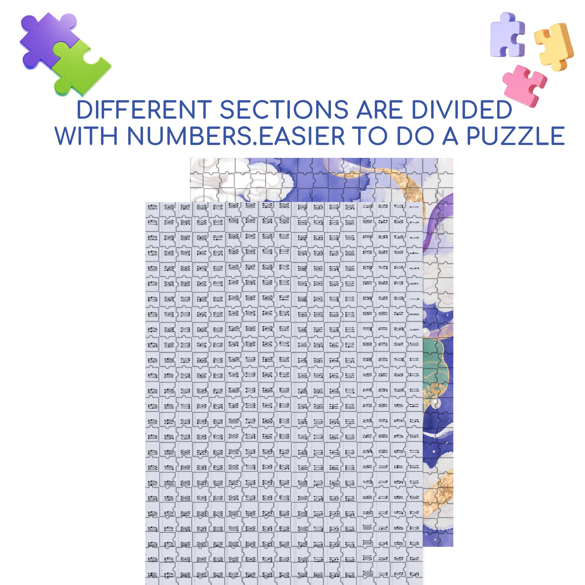 Splendid 500pcs/1000pcs Jigsaw Puzzle, Scratch-Resistant, Interactive Family Game & Brain-Boosting DIY Decor, Perfect for Halloween, Christmas & New Year Gifts, Family Puzzle Game