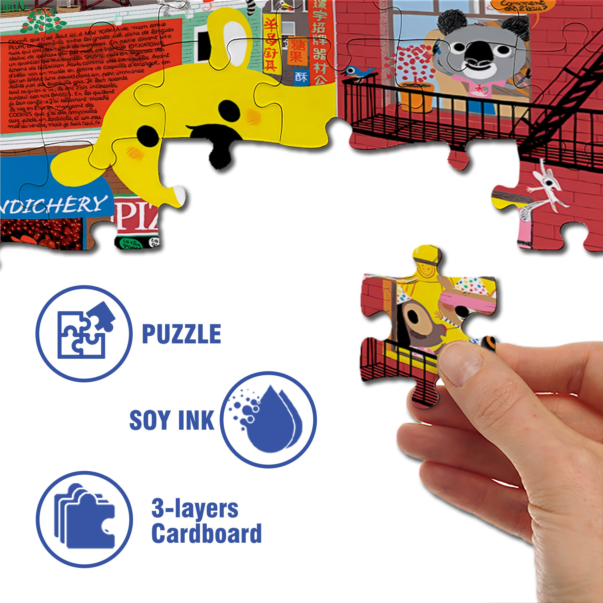 Creation 500pcs/1000pcs Jigsaw Puzzle, Scratch-Resistant, Interactive Family Game & Brain-Boosting DIY Decor, Perfect for Halloween, Christmas & New Year Gifts, Family Puzzle Game