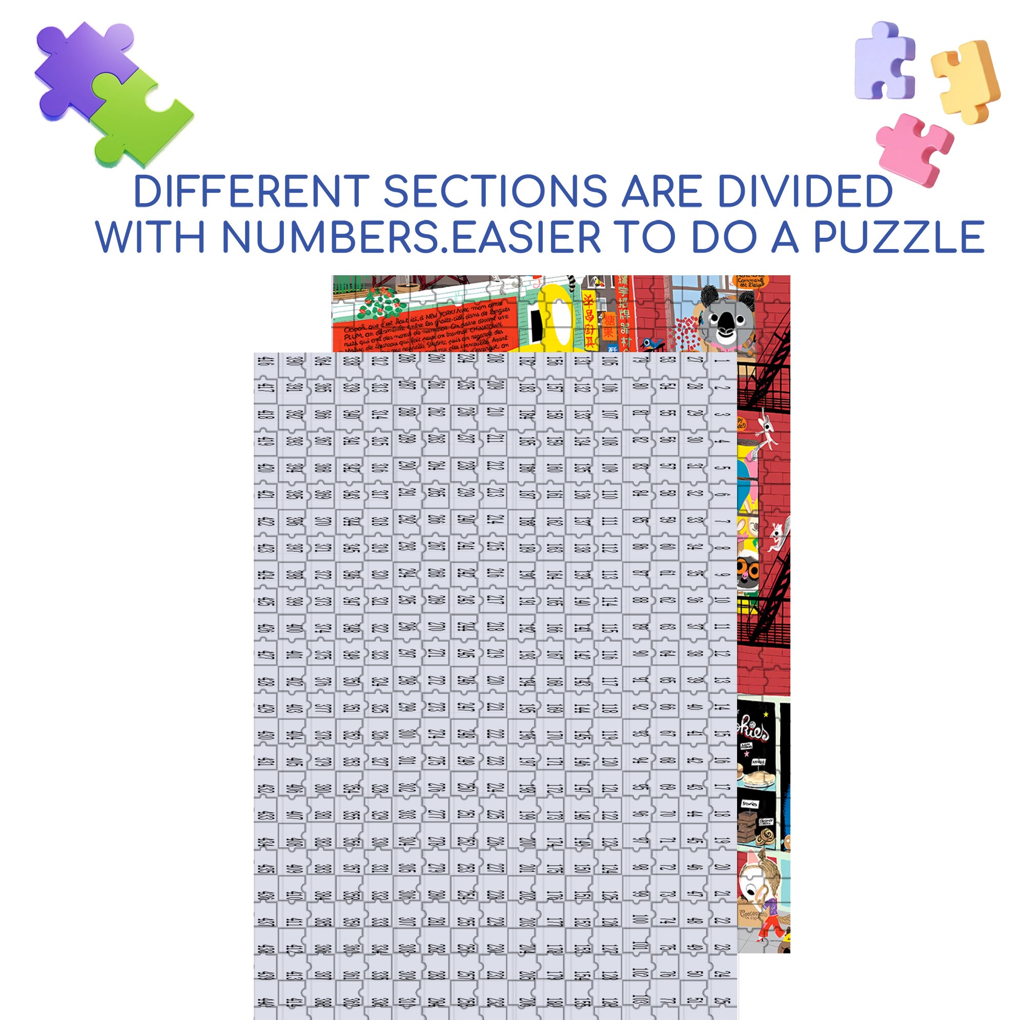 Creation 500pcs/1000pcs Jigsaw Puzzle, Scratch-Resistant, Interactive Family Game & Brain-Boosting DIY Decor, Perfect for Halloween, Christmas & New Year Gifts, Family Puzzle Game