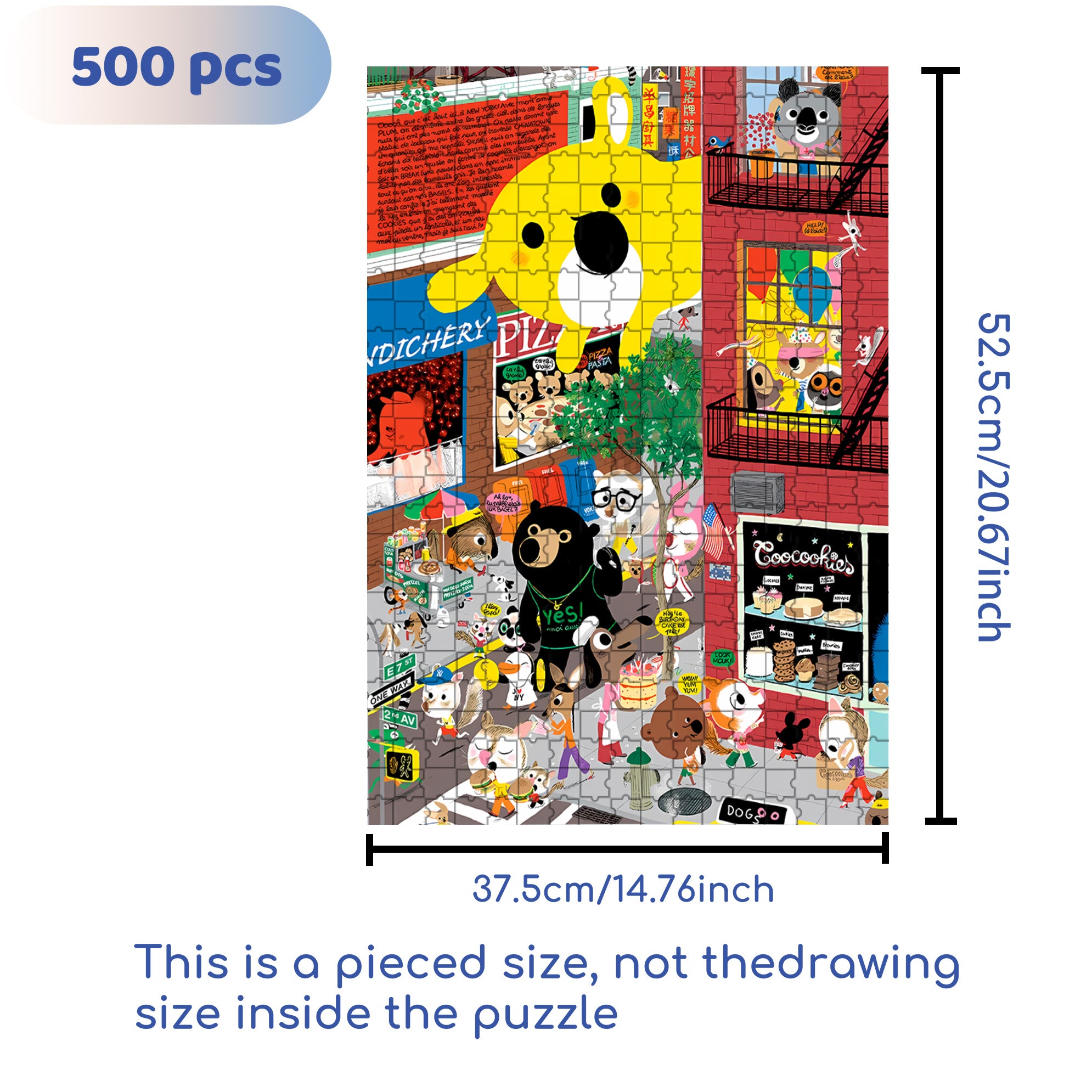 Creation 500pcs/1000pcs Jigsaw Puzzle, Scratch-Resistant, Interactive Family Game & Brain-Boosting DIY Decor, Perfect for Halloween, Christmas & New Year Gifts, Family Puzzle Game