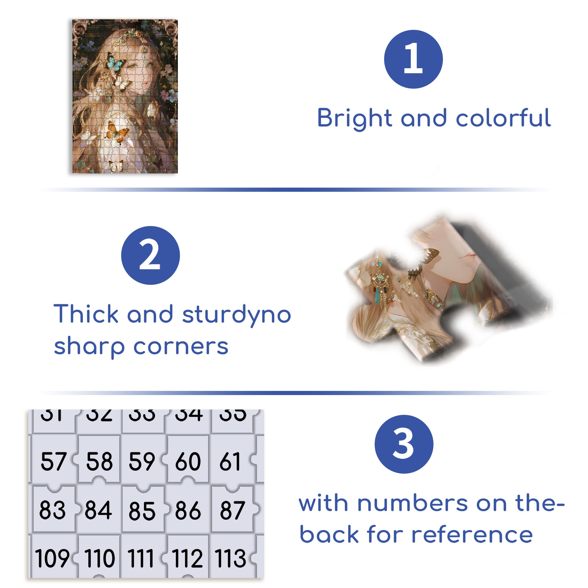 Fantasy Girl 500pcs/1000pcs Jigsaw Puzzle, Scratch-Resistant, Interactive Family Game & Brain-Boosting DIY Decor, Perfect for Halloween, Christmas & New Year Gifts, Family Puzzle Game