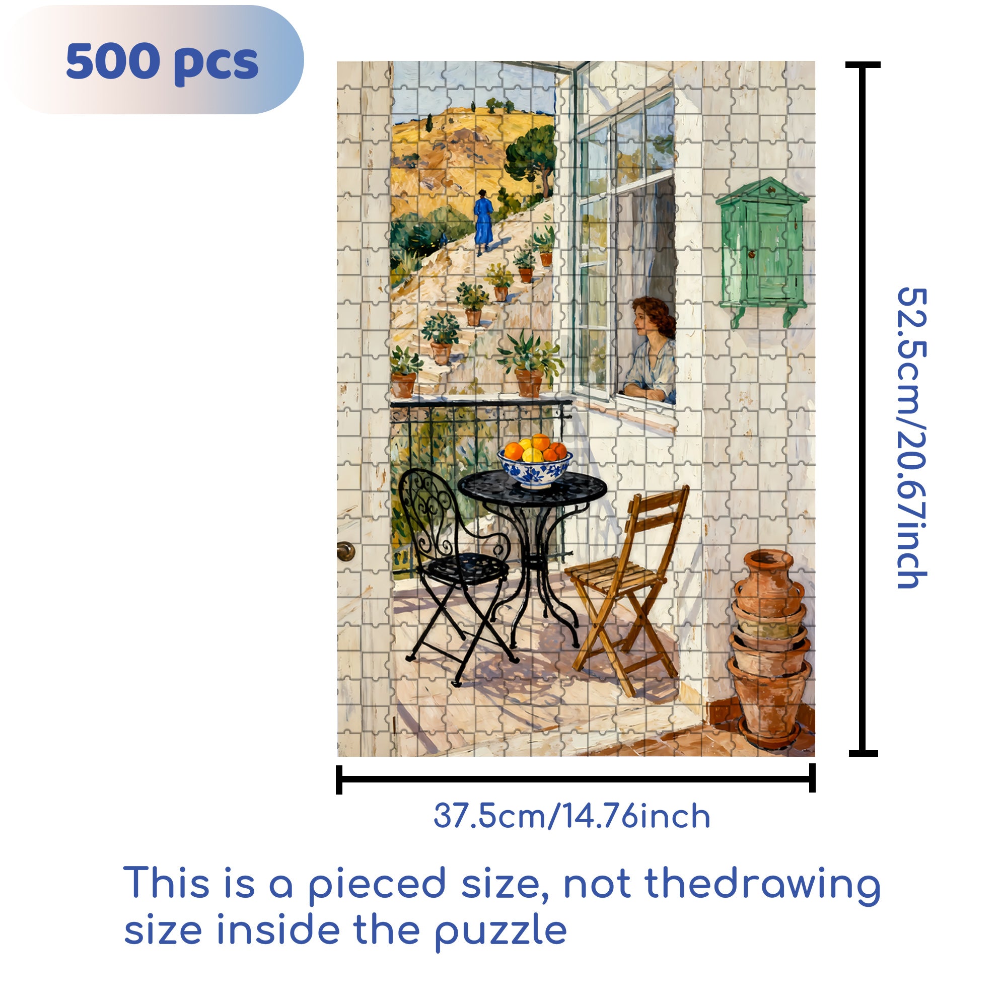 Leisurely life 500pcs/1000pcs Jigsaw Puzzle, Scratch-Resistant, Interactive Family Game & Brain-Boosting DIY Decor, Perfect for Halloween, Christmas & New Year Gifts, Family Puzzle Game
