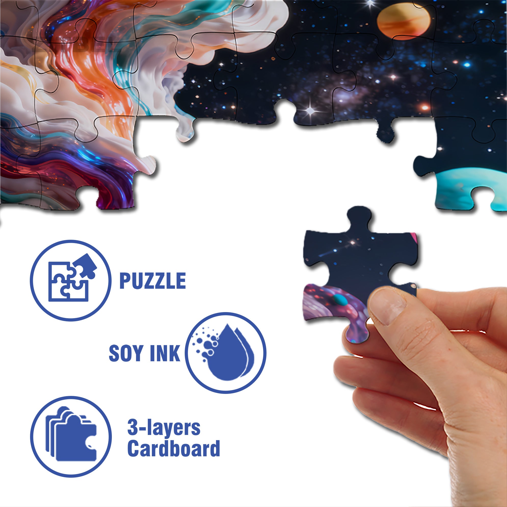 Lonely 500pcs/1000pcs Jigsaw Puzzle, Scratch-Resistant, Interactive Family Game & Brain-Boosting DIY Decor, Perfect for Halloween, Christmas & New Year Gifts, Family Puzzle Game