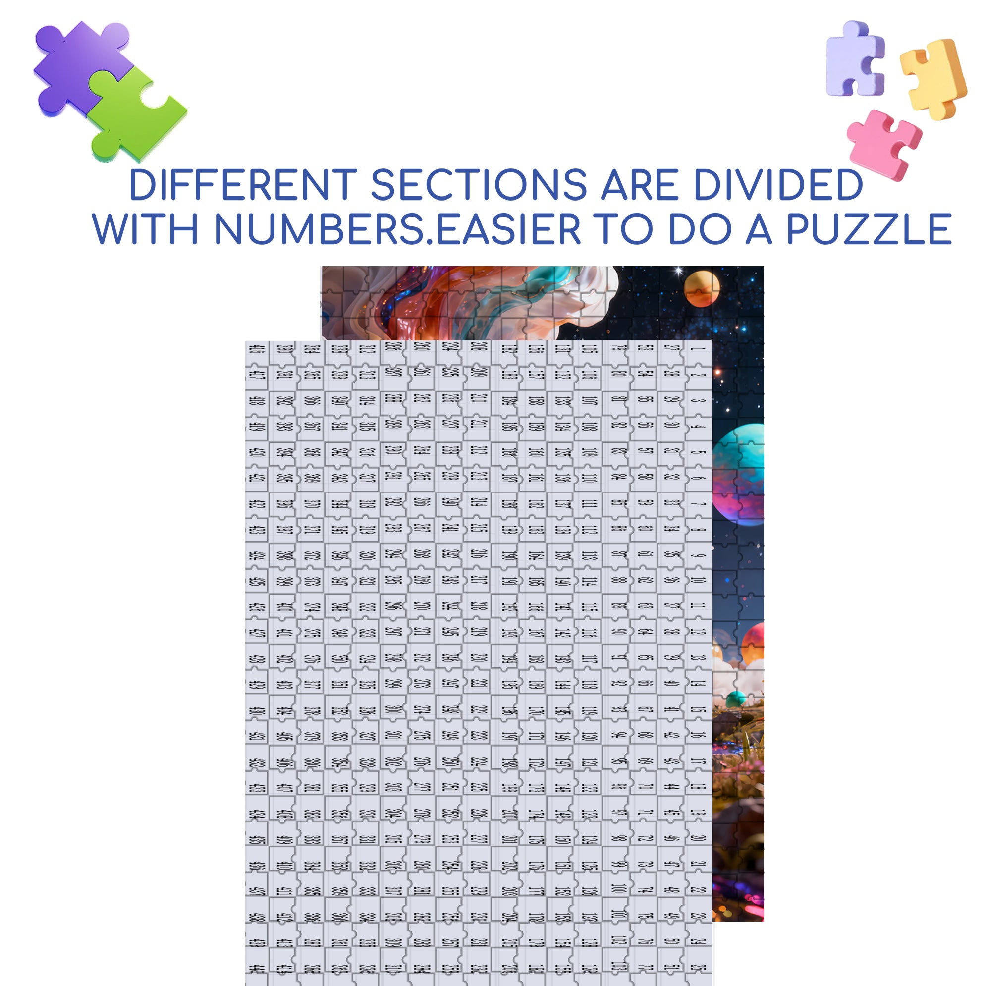 Lonely 500pcs/1000pcs Jigsaw Puzzle, Scratch-Resistant, Interactive Family Game & Brain-Boosting DIY Decor, Perfect for Halloween, Christmas & New Year Gifts, Family Puzzle Game