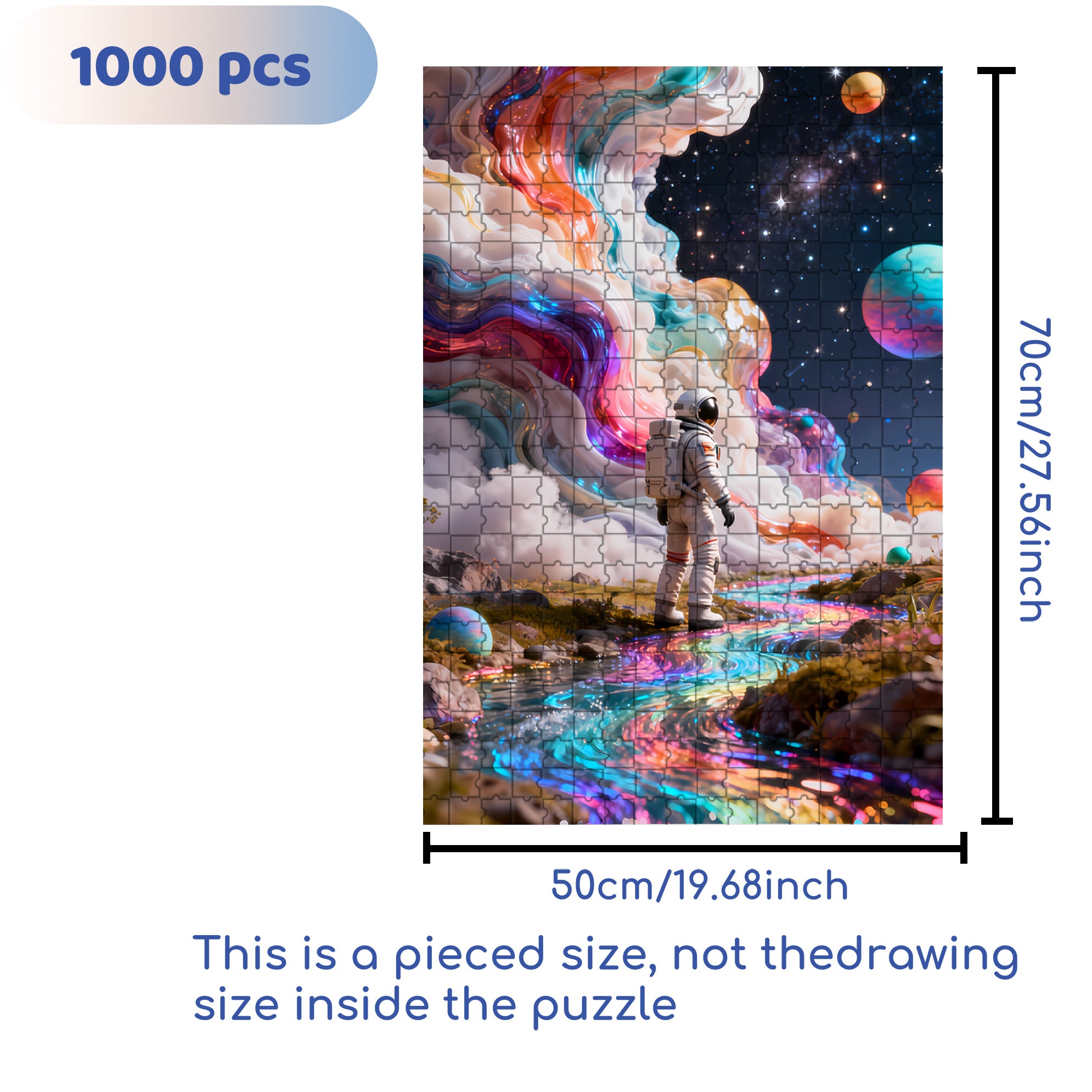 Lonely 500pcs/1000pcs Jigsaw Puzzle, Scratch-Resistant, Interactive Family Game & Brain-Boosting DIY Decor, Perfect for Halloween, Christmas & New Year Gifts, Family Puzzle Game