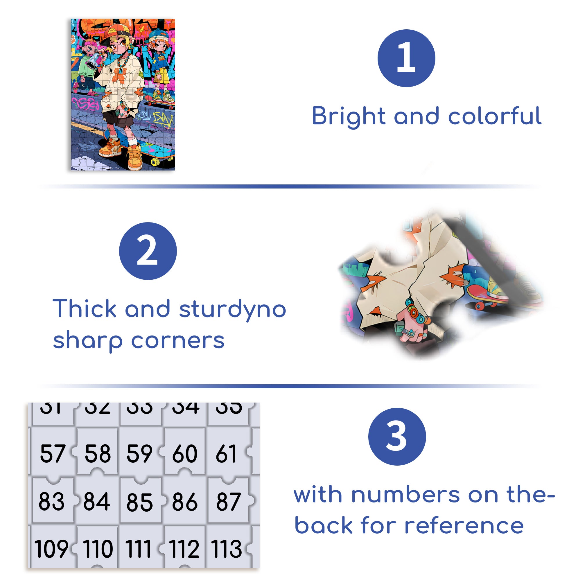 Rapper 500pcs/1000pcs Jigsaw Puzzle, Scratch-Resistant, Interactive Family Game & Brain-Boosting DIY Decor, Perfect for Halloween, Christmas & New Year Gifts, Family Puzzle Game