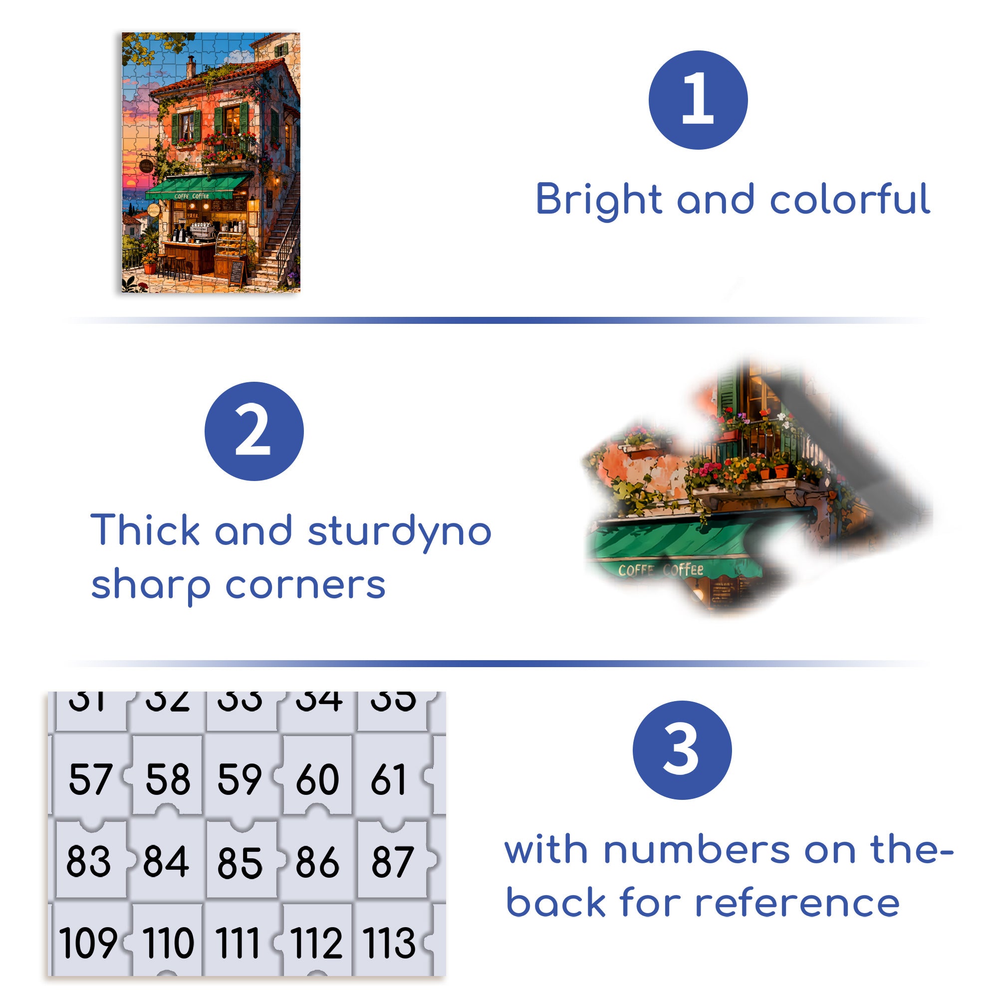 Resort 500pcs/1000pcs Jigsaw Puzzle, Scratch-Resistant, Interactive Family Game & Brain-Boosting DIY Decor, Perfect for Halloween, Christmas & New Year Gifts, Family Puzzle Game