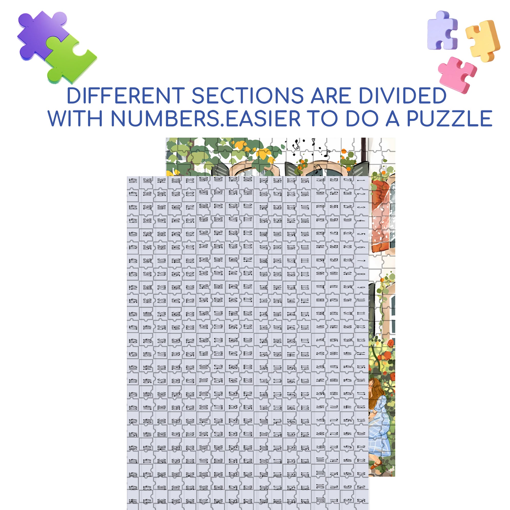 Sisters 500pcs/1000pcs Jigsaw Puzzle, Scratch-Resistant, Interactive Family Game & Brain-Boosting DIY Decor, Perfect for Halloween, Christmas & New Year Gifts, Family Puzzle Game
