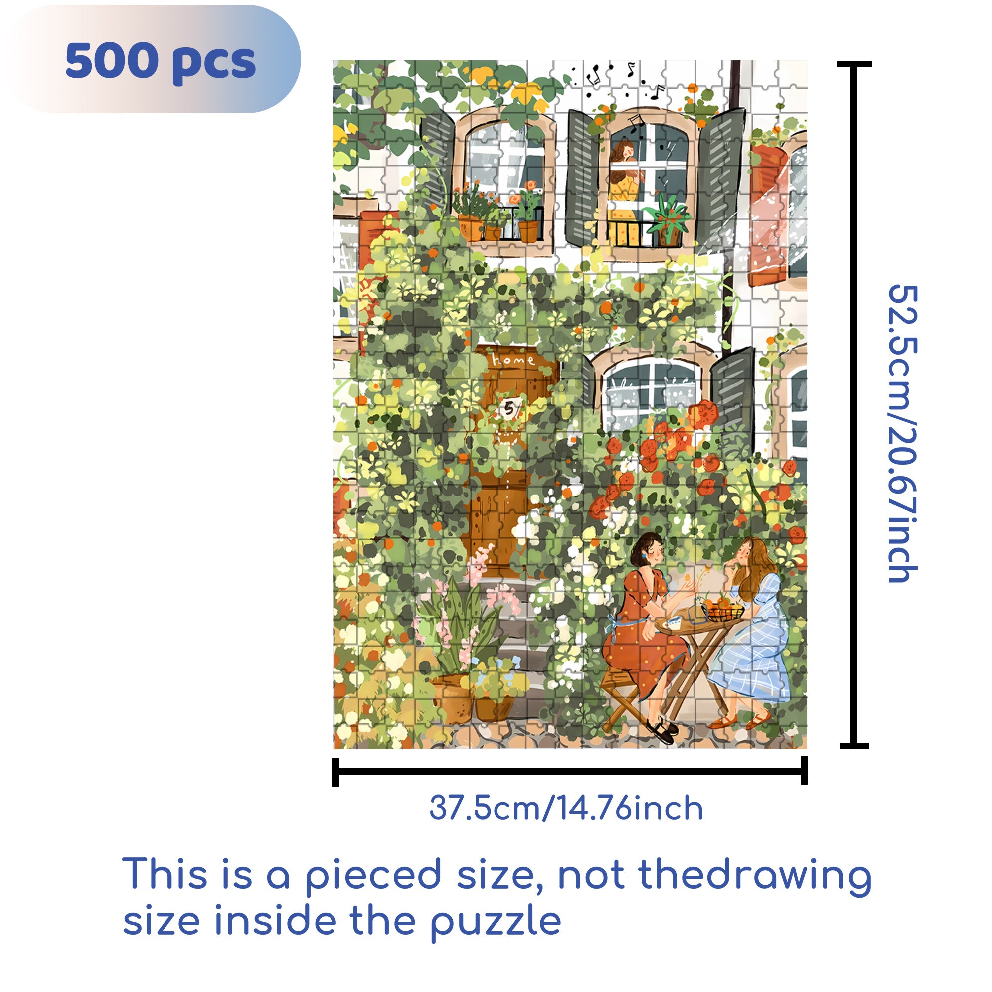 Sisters 500pcs/1000pcs Jigsaw Puzzle, Scratch-Resistant, Interactive Family Game & Brain-Boosting DIY Decor, Perfect for Halloween, Christmas & New Year Gifts, Family Puzzle Game