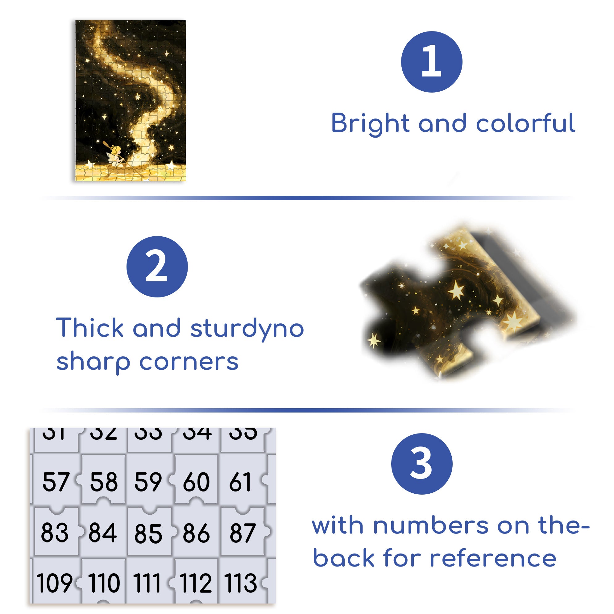 Starry Sky 500pcs/1000pcs Jigsaw Puzzle, Scratch-Resistant, Interactive Family Game & Brain-Boosting DIY Decor, Perfect for Halloween, Christmas & New Year Gifts, Family Puzzle Game
