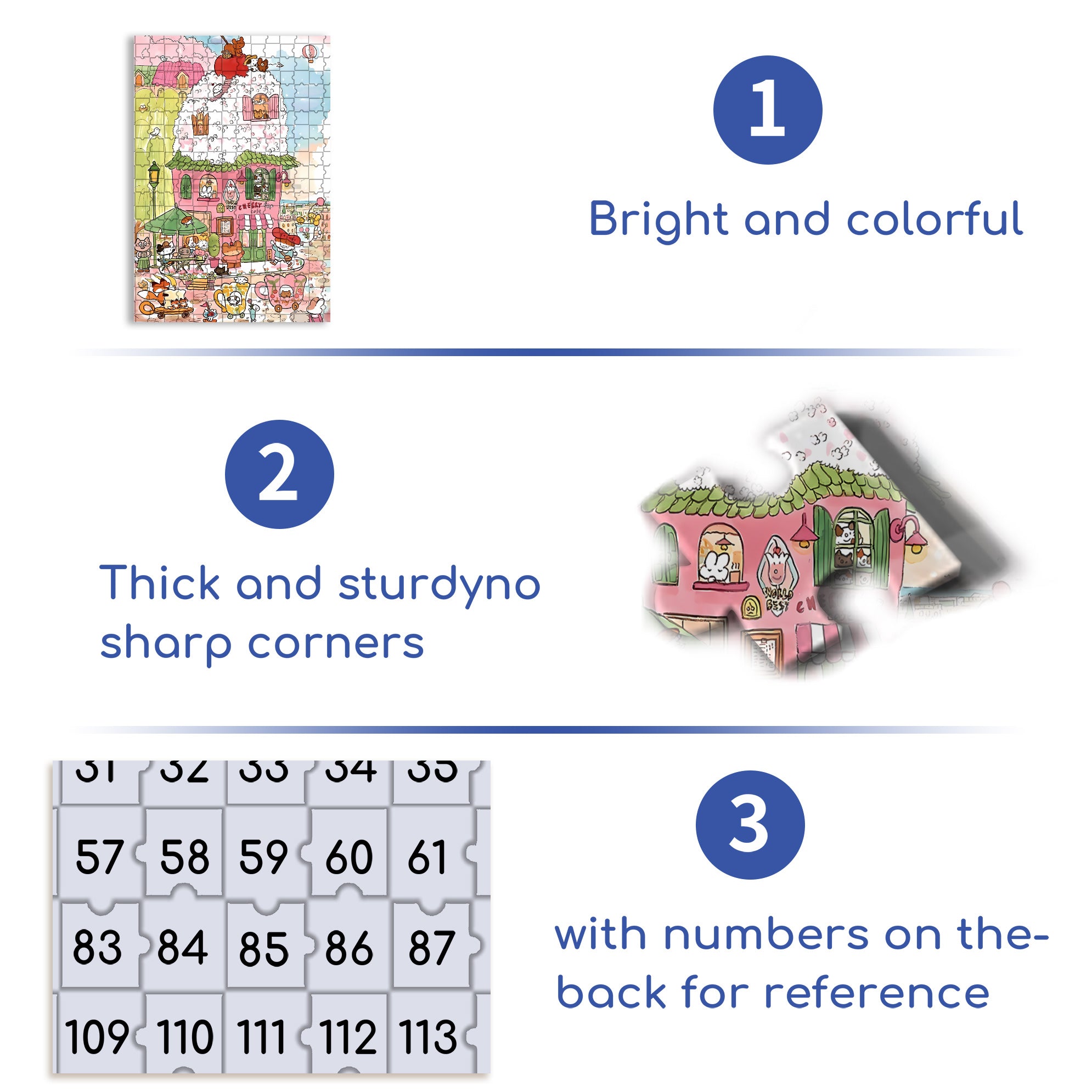 Cherry Cup Cake 500pcs/1000pcs Jigsaw Puzzle, Scratch-Resistant, Interactive Family Game & Brain-Boosting DIY Decor, Perfect for Halloween, Christmas & New Year Gifts, Family Puzzle Game