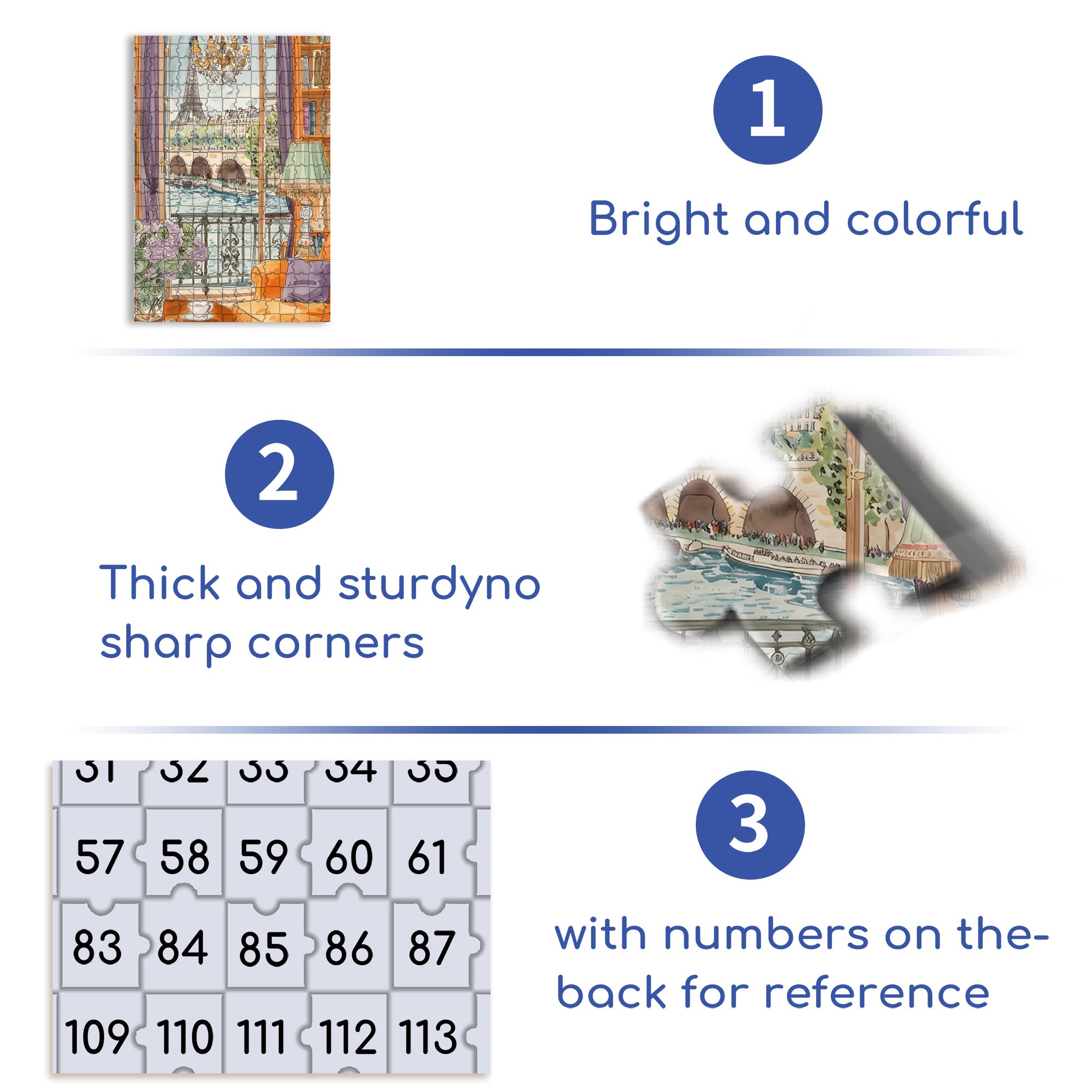 Enjoy the Seine 500pcs/1000pcs Jigsaw Puzzle, Scratch-Resistant, Interactive Family Game & Brain-Boosting DIY Decor, Perfect for Halloween, Christmas & New Year Gifts, Family Puzzle Game