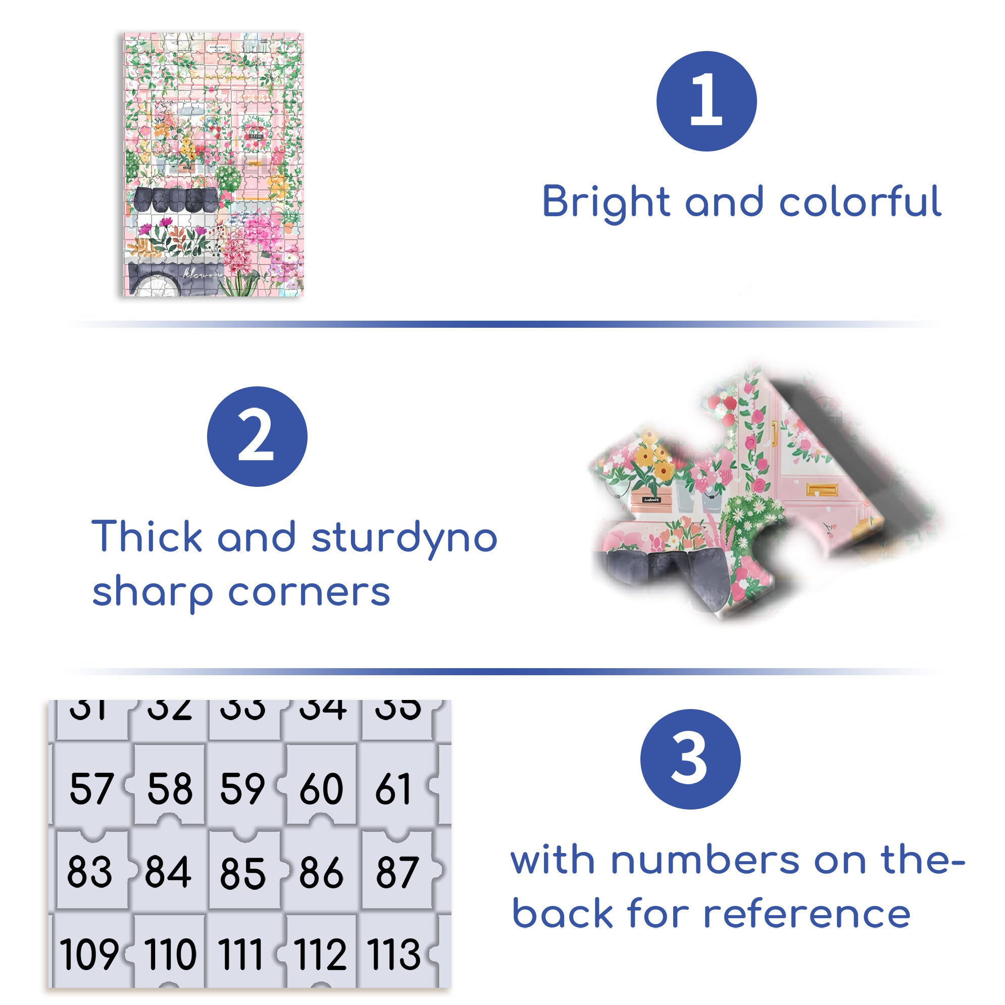 Floralssss 500pcs/1000pcs Jigsaw Puzzle, Scratch-Resistant, Interactive Family Game & Brain-Boosting DIY Decor, Perfect for Halloween, Christmas & New Year Gifts, Family Puzzle Game