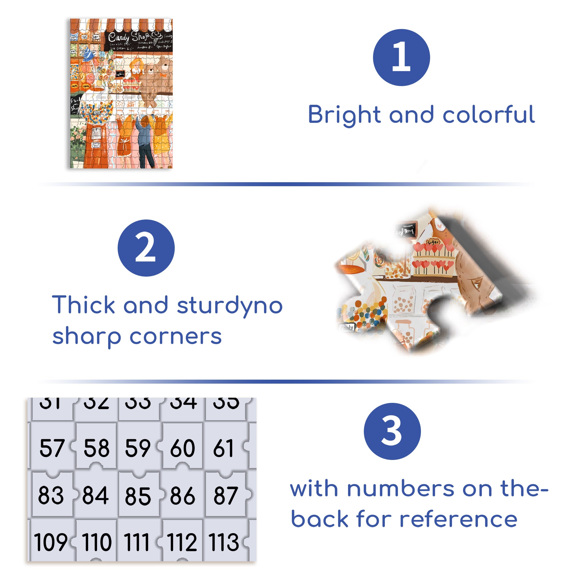 Hooray 500pcs/1000pcs Jigsaw Puzzle, Scratch-Resistant, Interactive Family Game & Brain-Boosting DIY Decor, Perfect for Halloween, Christmas & New Year Gifts, Family Puzzle Game
