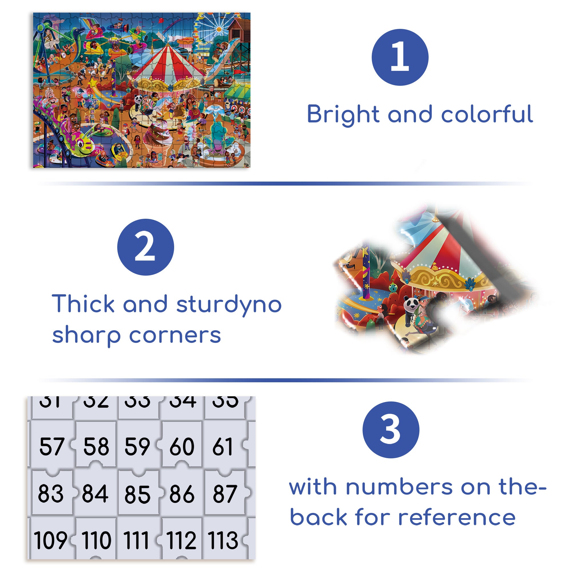 Laughter and Joy 500pcs/1000pcs Jigsaw Puzzle, Scratch-Resistant, Interactive Family Game & Brain-Boosting DIY Decor, Perfect for Halloween, Christmas & New Year Gifts, Family Puzzle Game