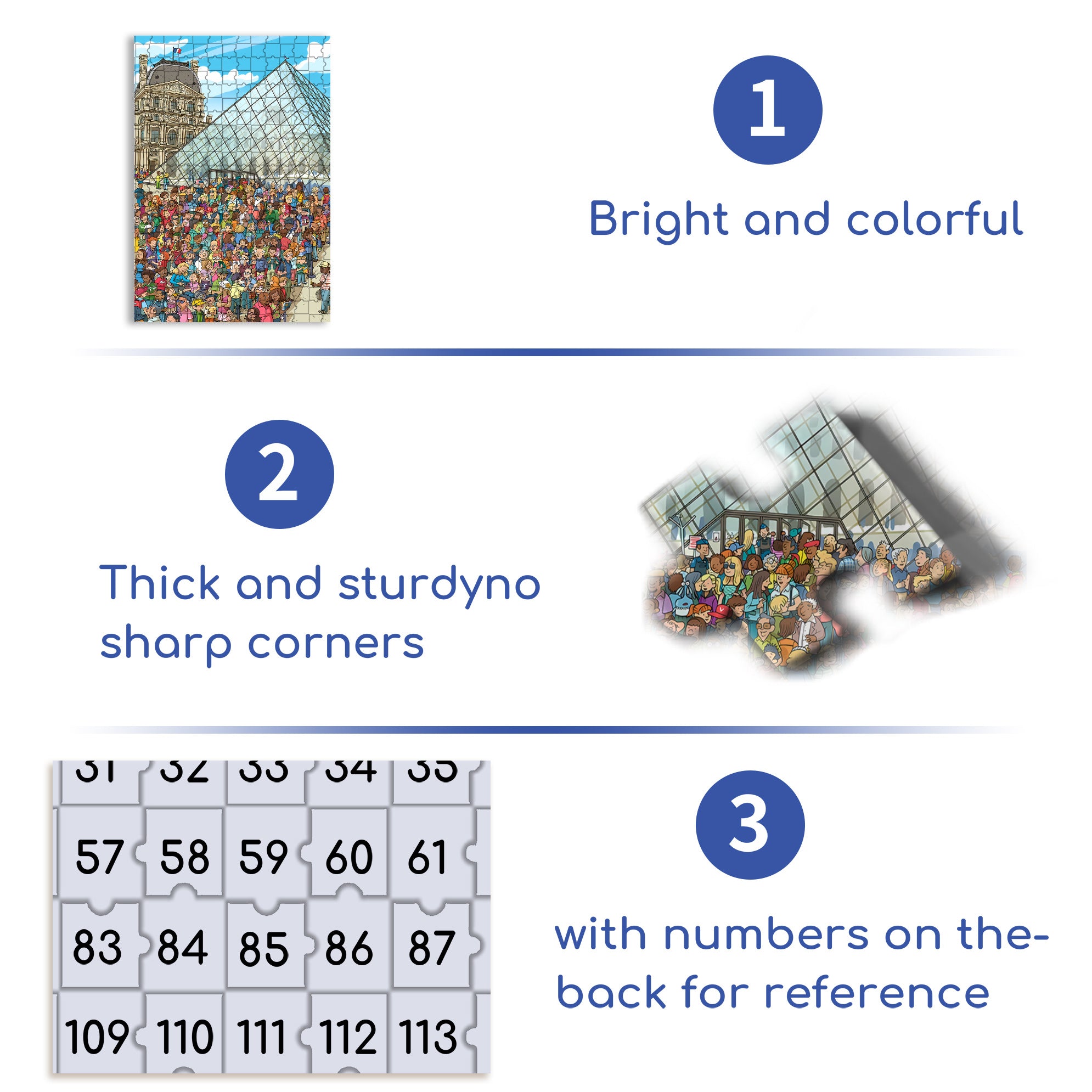 Louvre Museum 500pcs/1000pcs Jigsaw Puzzle, Scratch-Resistant, Interactive Family Game & Brain-Boosting DIY Decor, Perfect for Halloween, Christmas & New Year Gifts, Family Puzzle Game