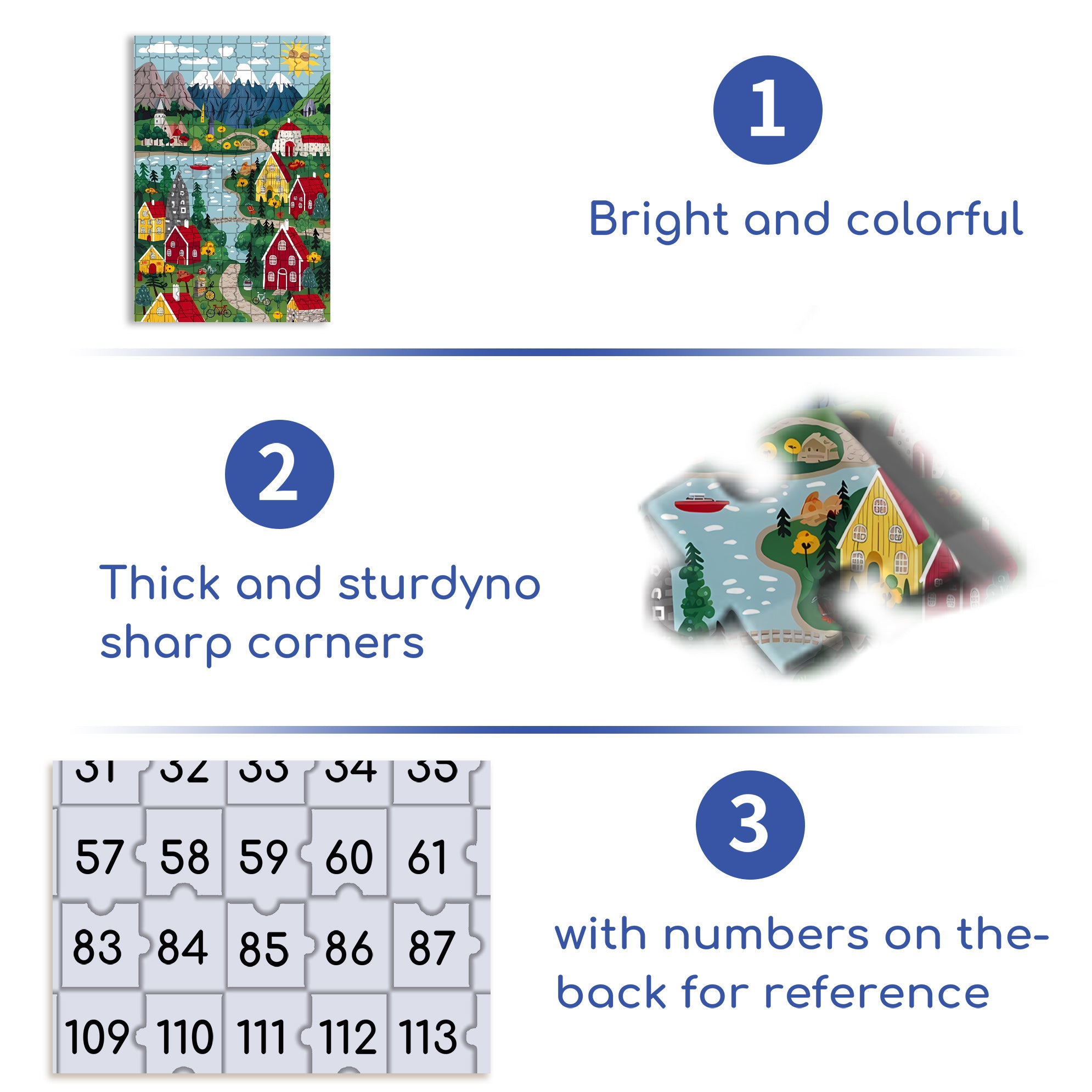 Lucerne 500pcs/1000pcs Jigsaw Puzzle, Scratch-Resistant, Interactive Family Game & Brain-Boosting DIY Decor, Perfect for Halloween, Christmas & New Year Gifts, Family Puzzle Game