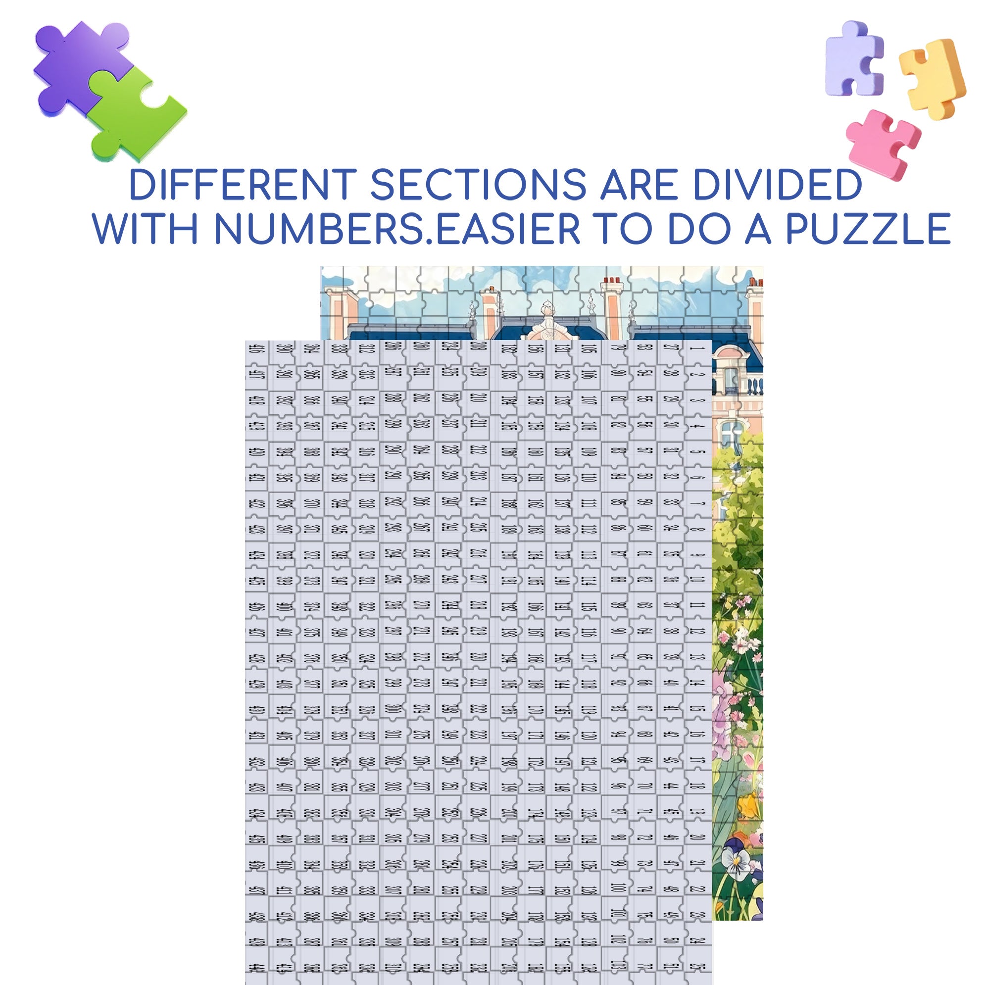 Man and Nature 500pcs/1000pcs Jigsaw Puzzle, Scratch-Resistant, Interactive Family Game & Brain-Boosting DIY Decor, Perfect for Halloween, Christmas & New Year Gifts, Family Puzzle Game