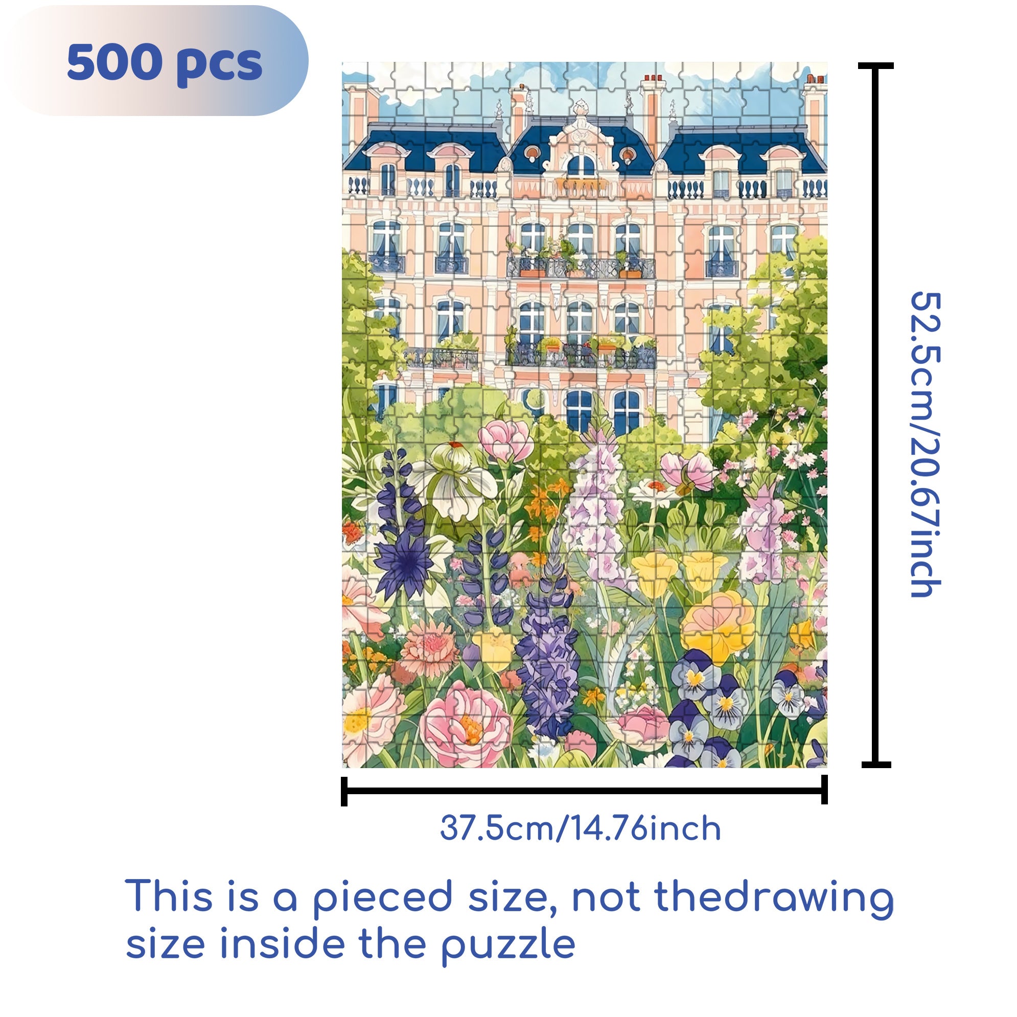 Man and Nature 500pcs/1000pcs Jigsaw Puzzle, Scratch-Resistant, Interactive Family Game & Brain-Boosting DIY Decor, Perfect for Halloween, Christmas & New Year Gifts, Family Puzzle Game