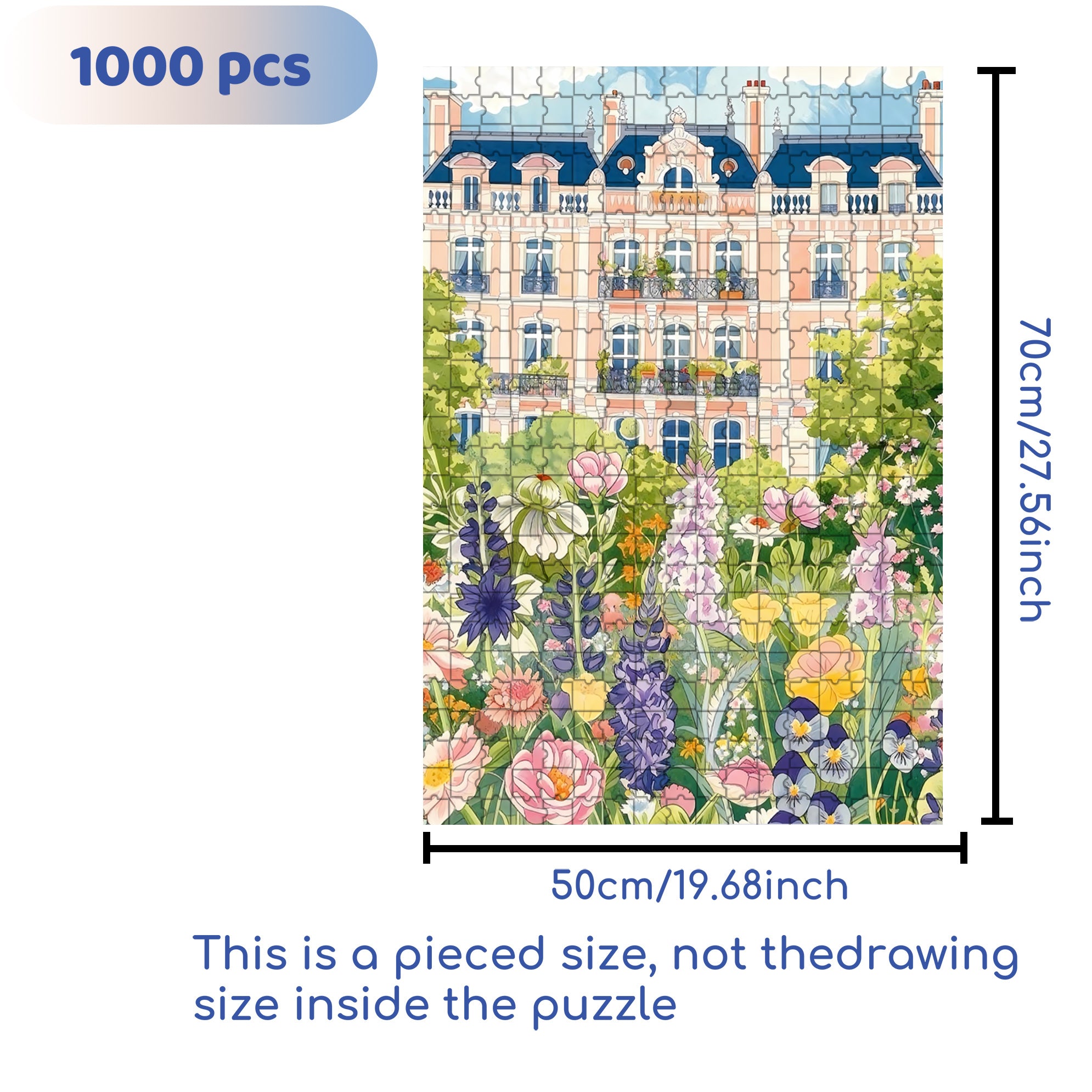 Man and Nature 500pcs/1000pcs Jigsaw Puzzle, Scratch-Resistant, Interactive Family Game & Brain-Boosting DIY Decor, Perfect for Halloween, Christmas & New Year Gifts, Family Puzzle Game