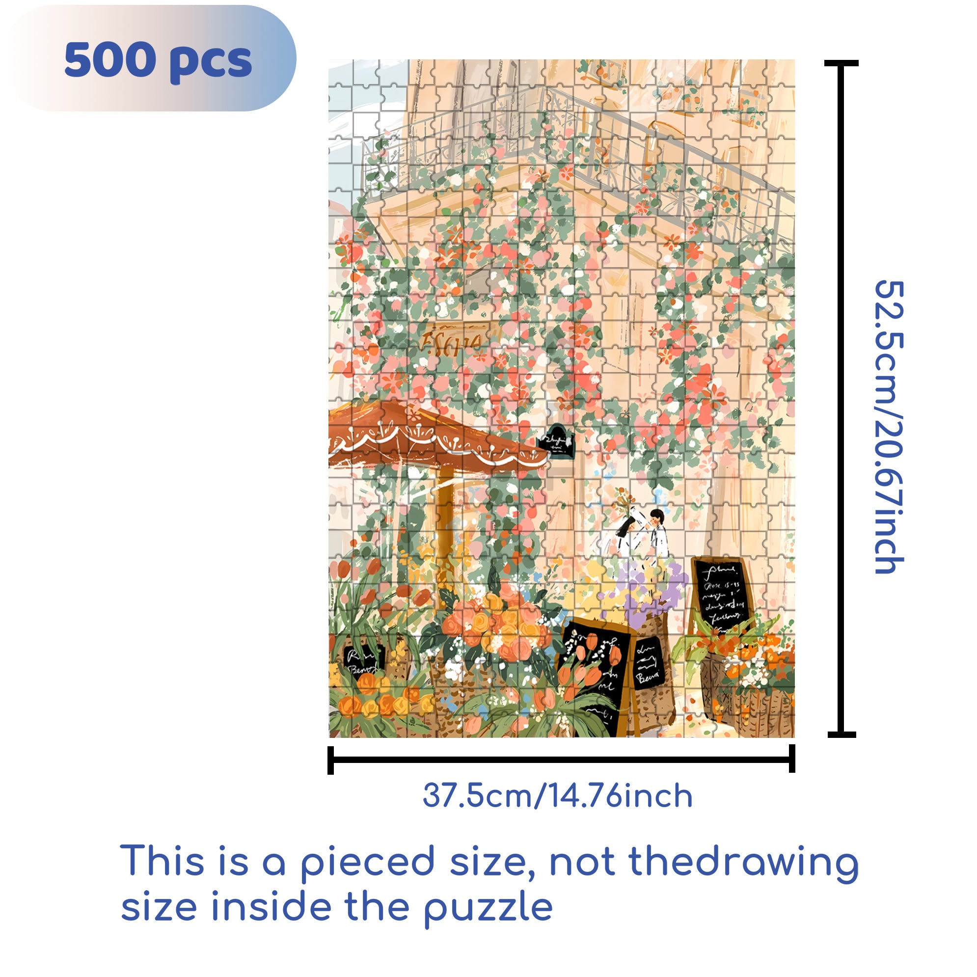 Sweet Moments 500pcs/1000pcs Jigsaw Puzzle, Scratch-Resistant, Interactive Family Game & Brain-Boosting DIY Decor, Perfect for Halloween, Christmas & New Year Gifts, Family Puzzle Game