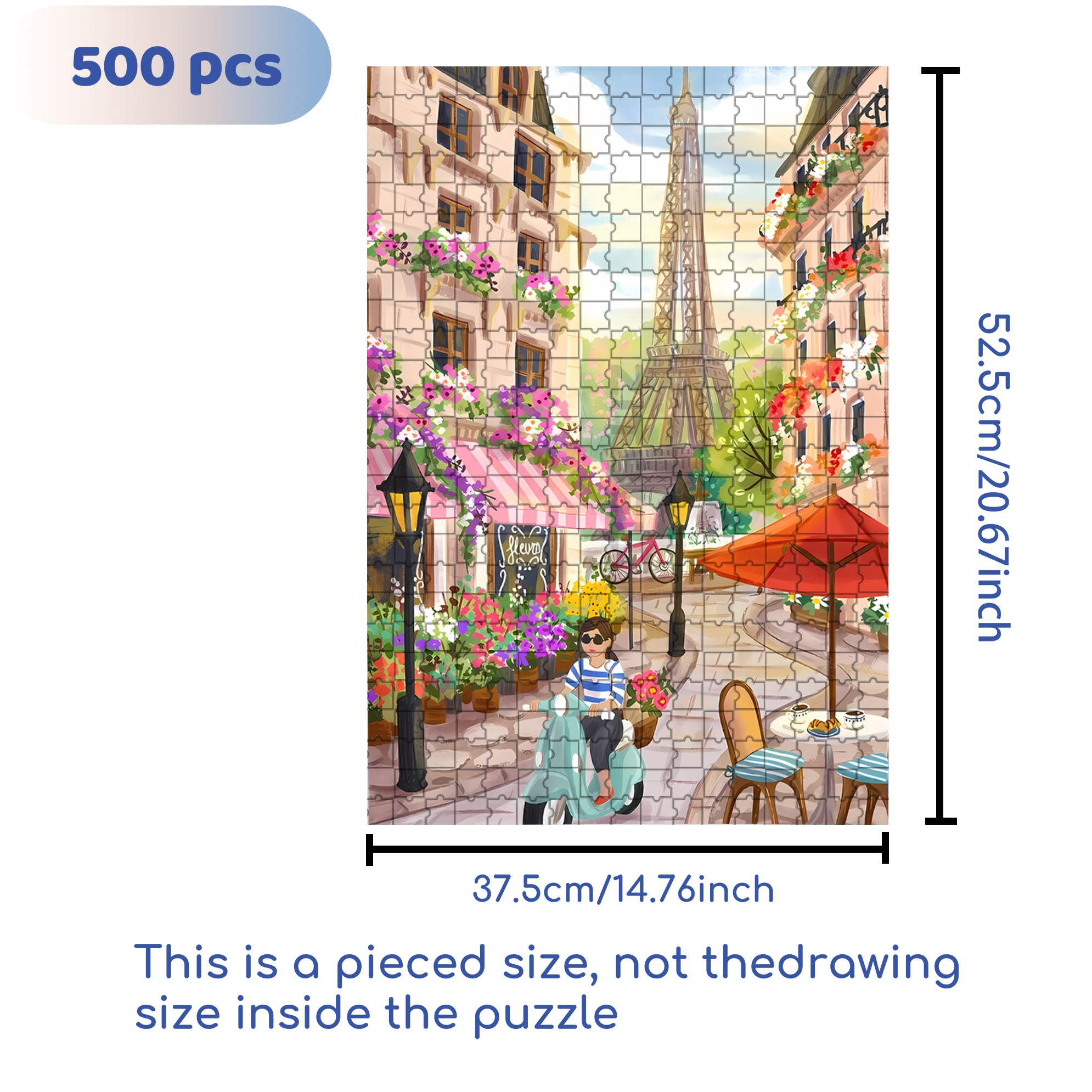 The Dreamers 500pcs/1000pcs Jigsaw Puzzle, Scratch-Resistant, Interactive Family Game & Brain-Boosting DIY Decor, Perfect for Halloween, Christmas & New Year Gifts, Family Puzzle Game