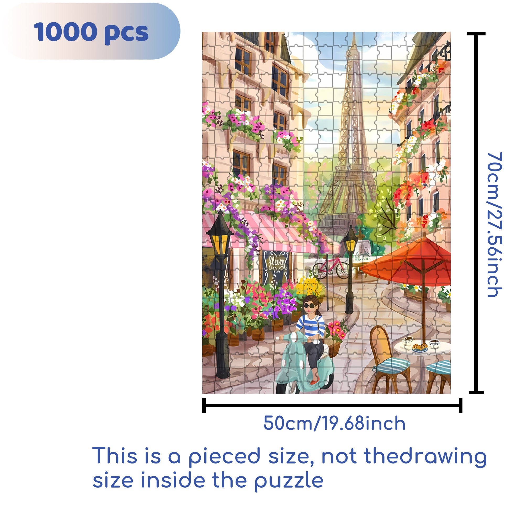 The Dreamers 500pcs/1000pcs Jigsaw Puzzle, Scratch-Resistant, Interactive Family Game & Brain-Boosting DIY Decor, Perfect for Halloween, Christmas & New Year Gifts, Family Puzzle Game