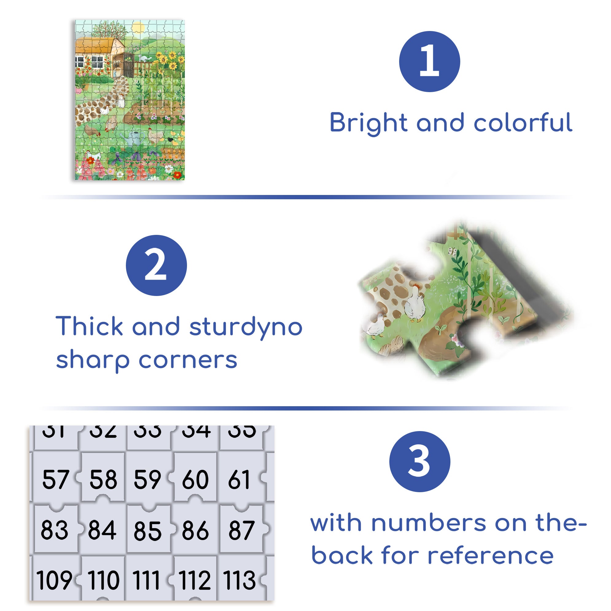 Uncle Scott's Farm 500pcs/1000pcs Jigsaw Puzzle, Scratch-Resistant, Interactive Family Game & Brain-Boosting DIY Decor, Perfect for Halloween, Christmas & New Year Gifts, Family Puzzle Game