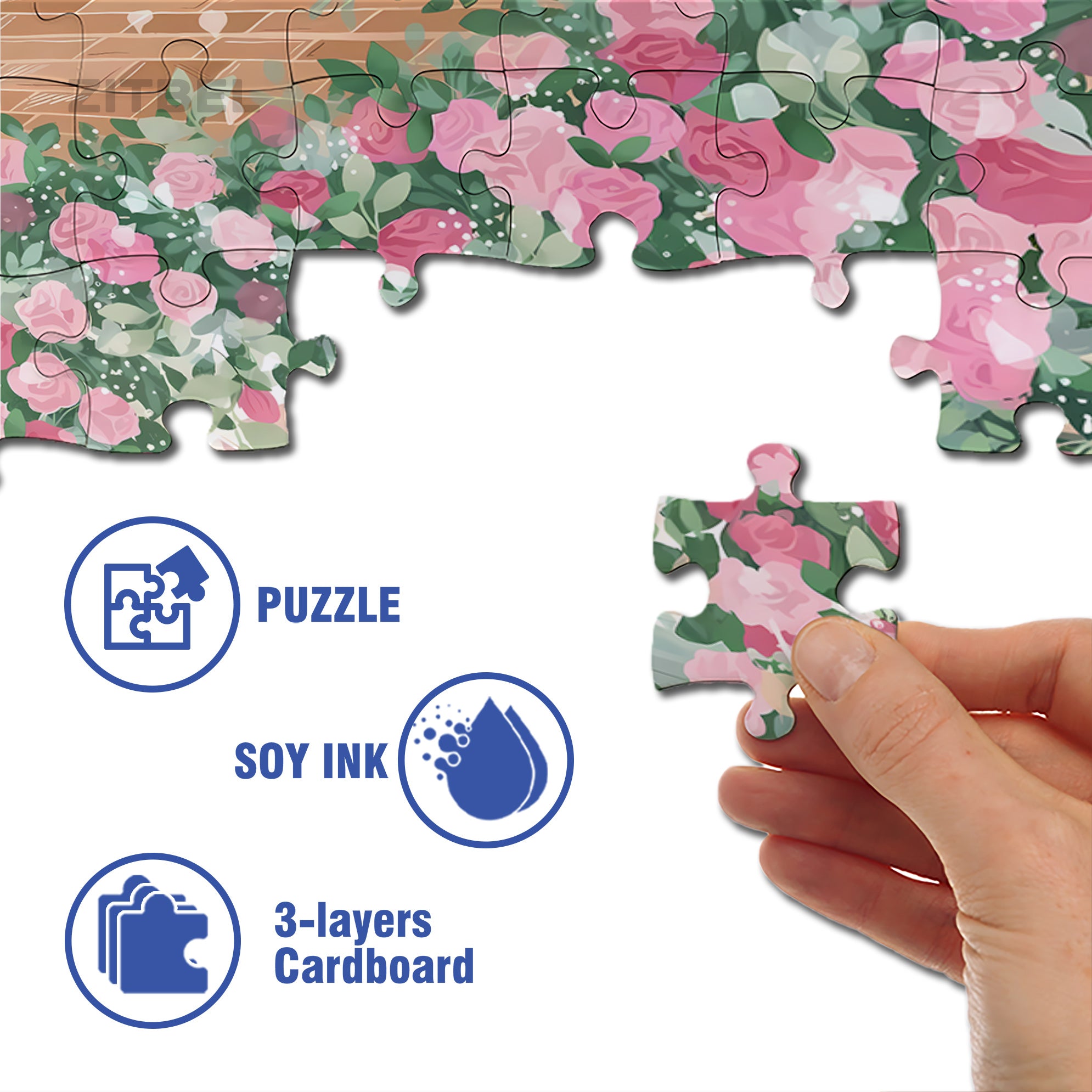 Welcome 500pcs/1000pcs Jigsaw Puzzle, Scratch-Resistant, Interactive Family Game & Brain-Boosting DIY Decor, Perfect for Halloween, Christmas & New Year Gifts, Family Puzzle Game