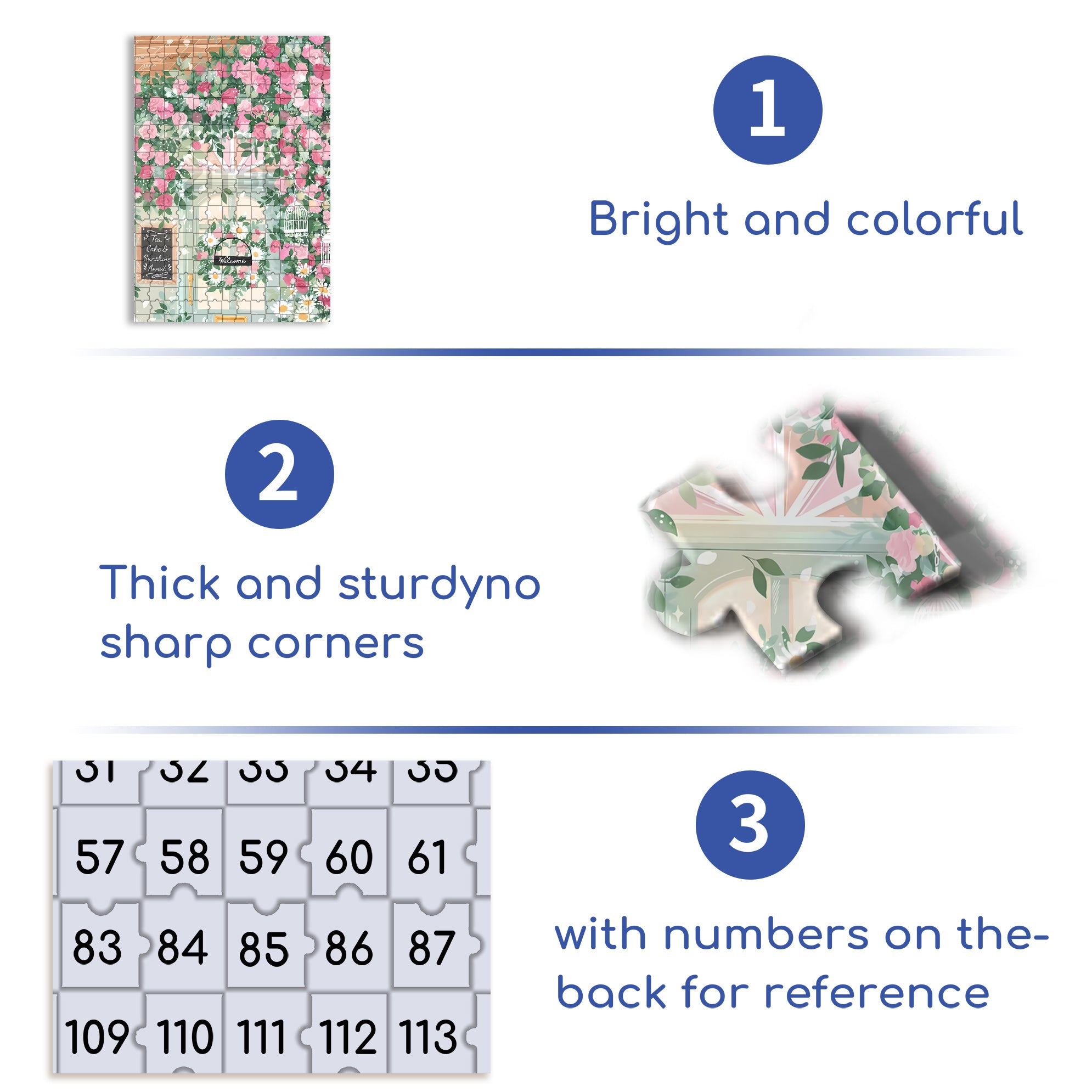 Welcome 500pcs/1000pcs Jigsaw Puzzle, Scratch-Resistant, Interactive Family Game & Brain-Boosting DIY Decor, Perfect for Halloween, Christmas & New Year Gifts, Family Puzzle Game