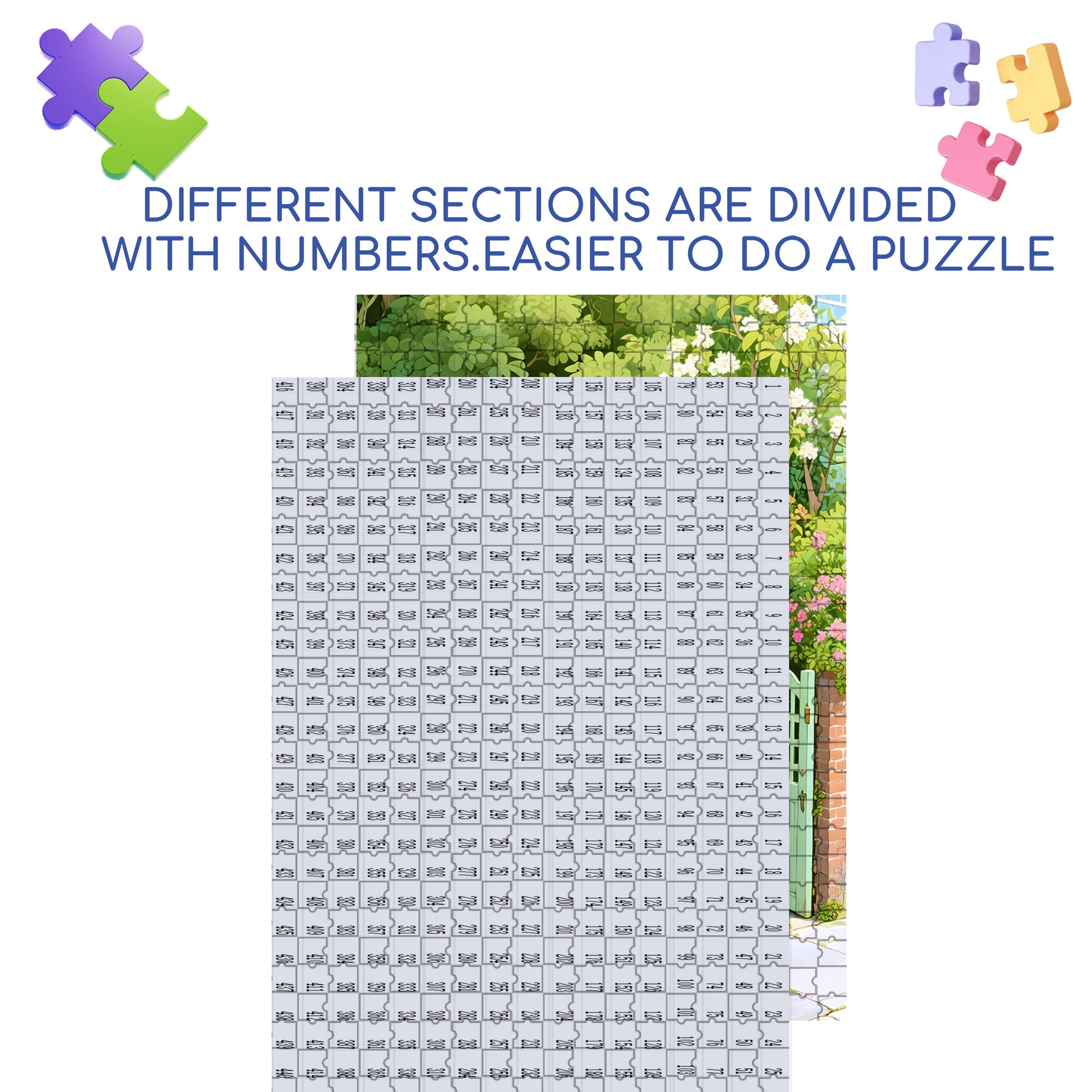 Follow 500pcs/1000pcs Jigsaw Puzzle, Scratch-Resistant, Interactive Family Game & Brain-Boosting DIY Decor, Perfect for Halloween, Christmas & New Year Gifts, Family Puzzle Game