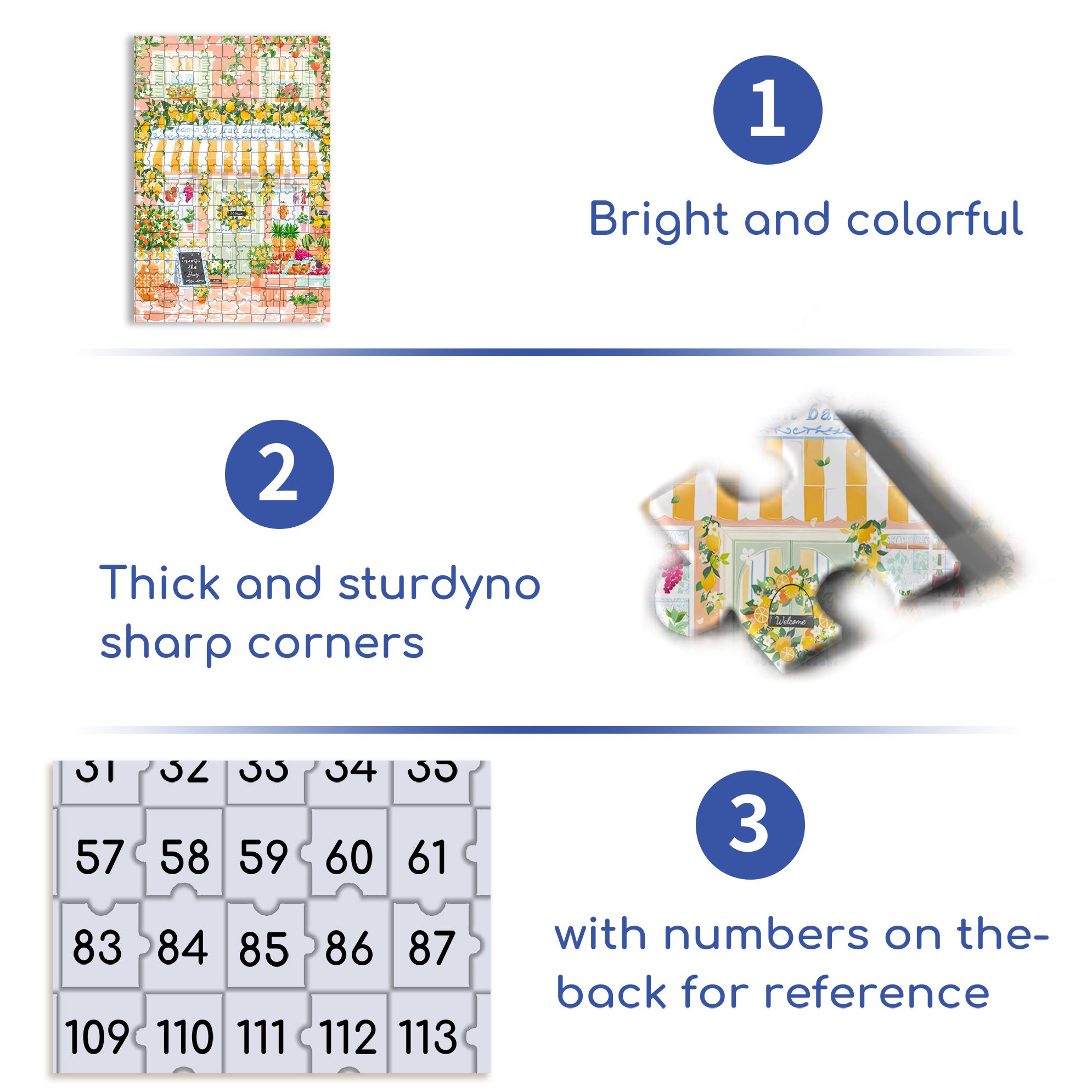 Mediterranean Market 500pcs/1000pcs Jigsaw Puzzle, Scratch-Resistant, Interactive Family Game & Brain-Boosting DIY Decor, Perfect for Halloween, Christmas & New Year Gifts, Family Puzzle Game