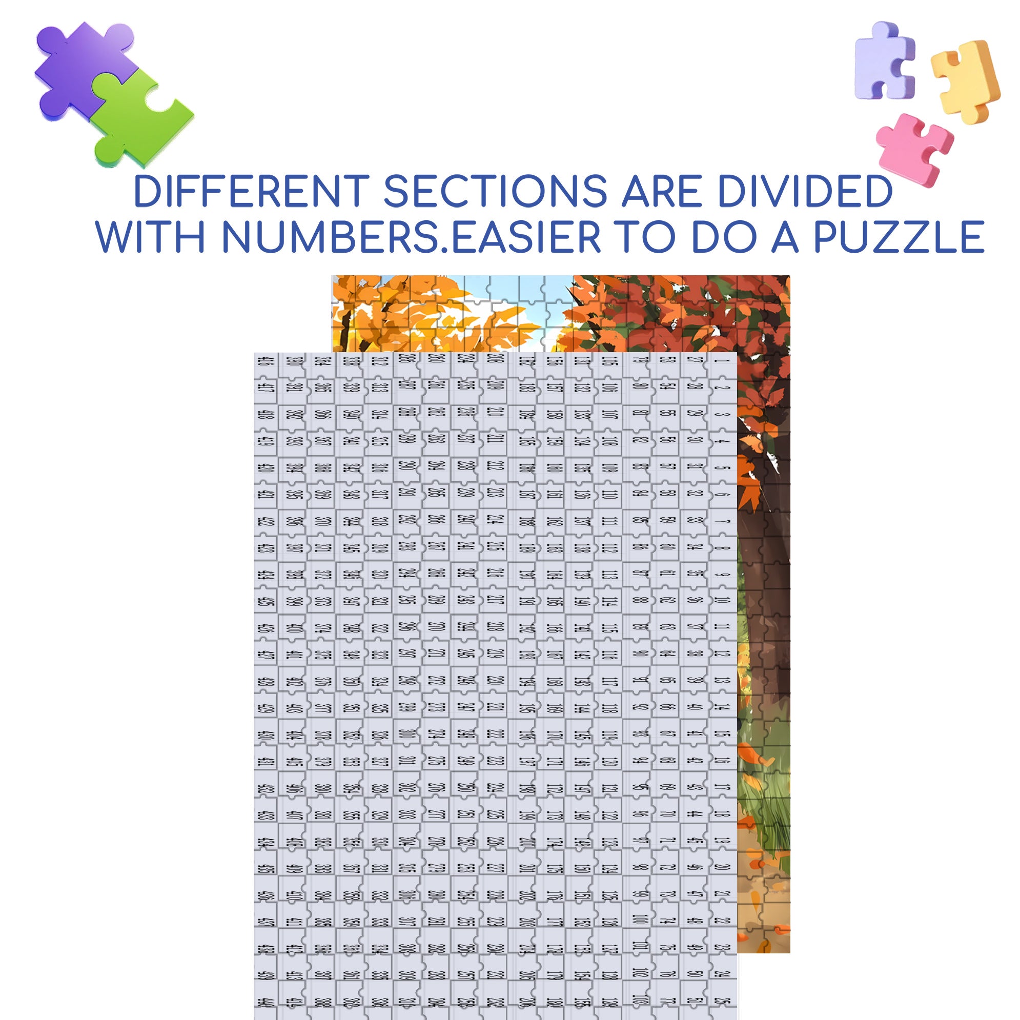 Old Buddy 500pcs/1000pcs Jigsaw Puzzle, Scratch-Resistant, Interactive Family Game & Brain-Boosting DIY Decor, Perfect for Halloween, Christmas & New Year Gifts, Family Puzzle Game