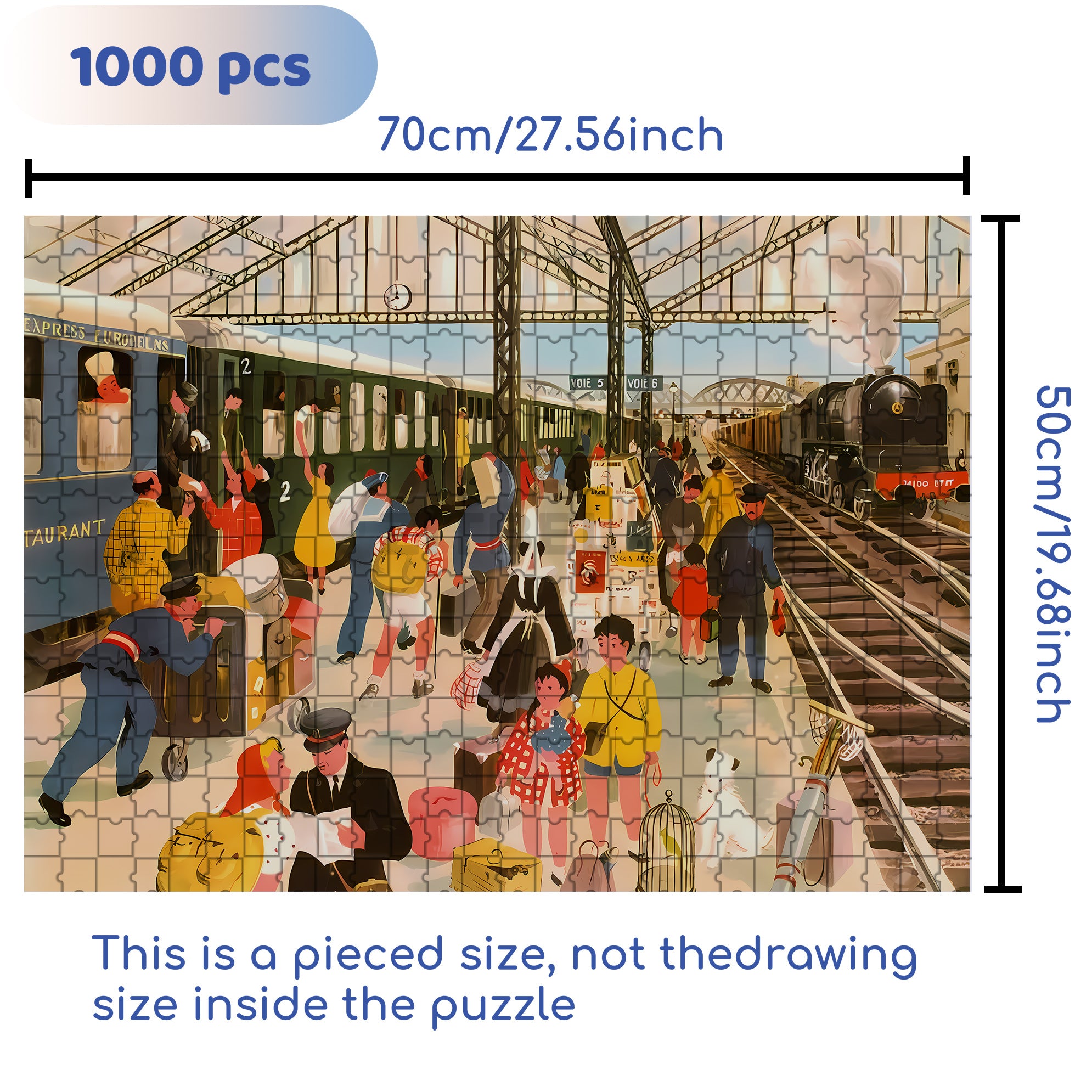 Parting Blooms Flowers 500pcs/1000pcs Jigsaw Puzzle, Scratch-Resistant, Interactive Family Game & Brain-Boosting DIY Decor, Perfect for Halloween, Christmas & New Year Gifts, Family Puzzle Game