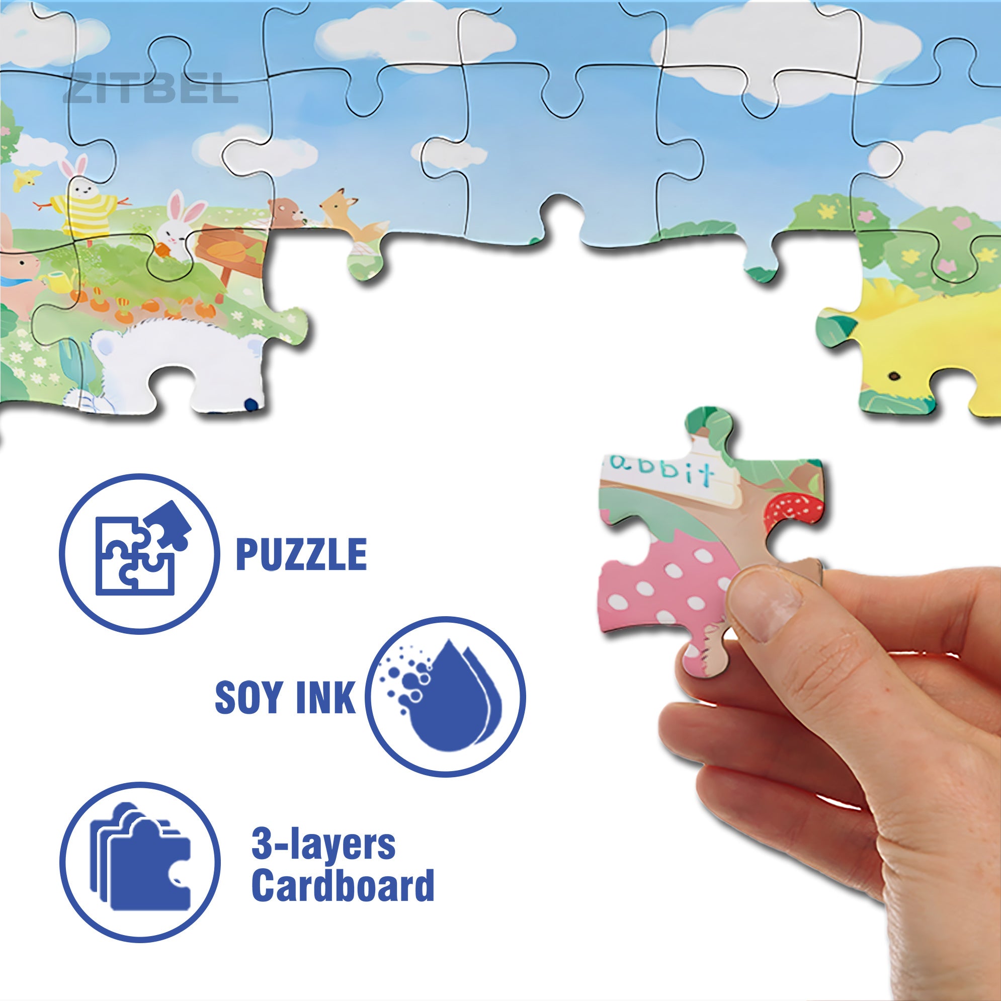 Strawberry Pie 500pcs/1000pcs Jigsaw Puzzle, Scratch-Resistant, Interactive Family Game & Brain-Boosting DIY Decor, Perfect for Halloween, Christmas & New Year Gifts, Family Puzzle Game