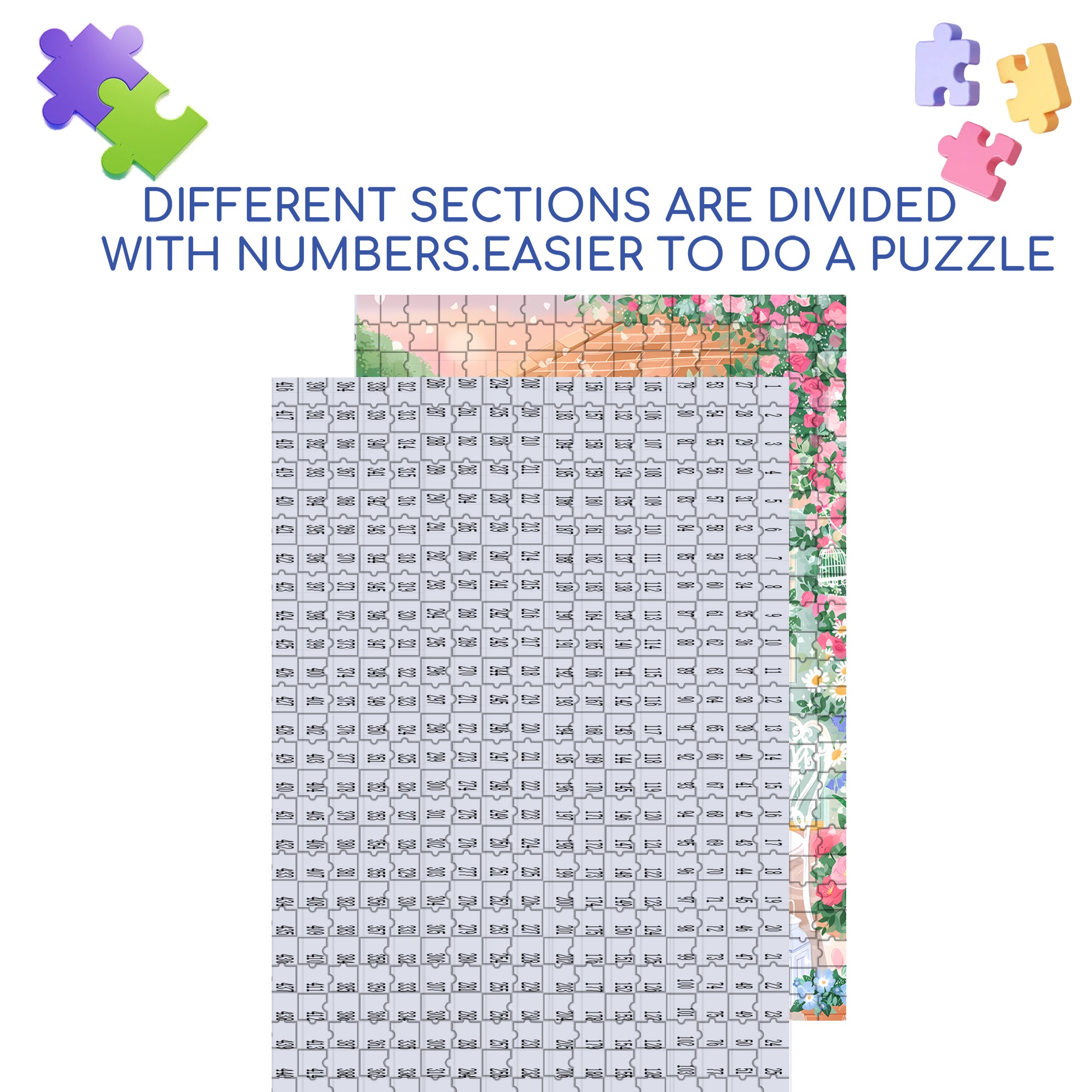 Sunshine Await 500pcs/1000pcs Jigsaw Puzzle, Scratch-Resistant, Interactive Family Game & Brain-Boosting DIY Decor, Perfect for Halloween, Christmas & New Year Gifts, Family Puzzle Game