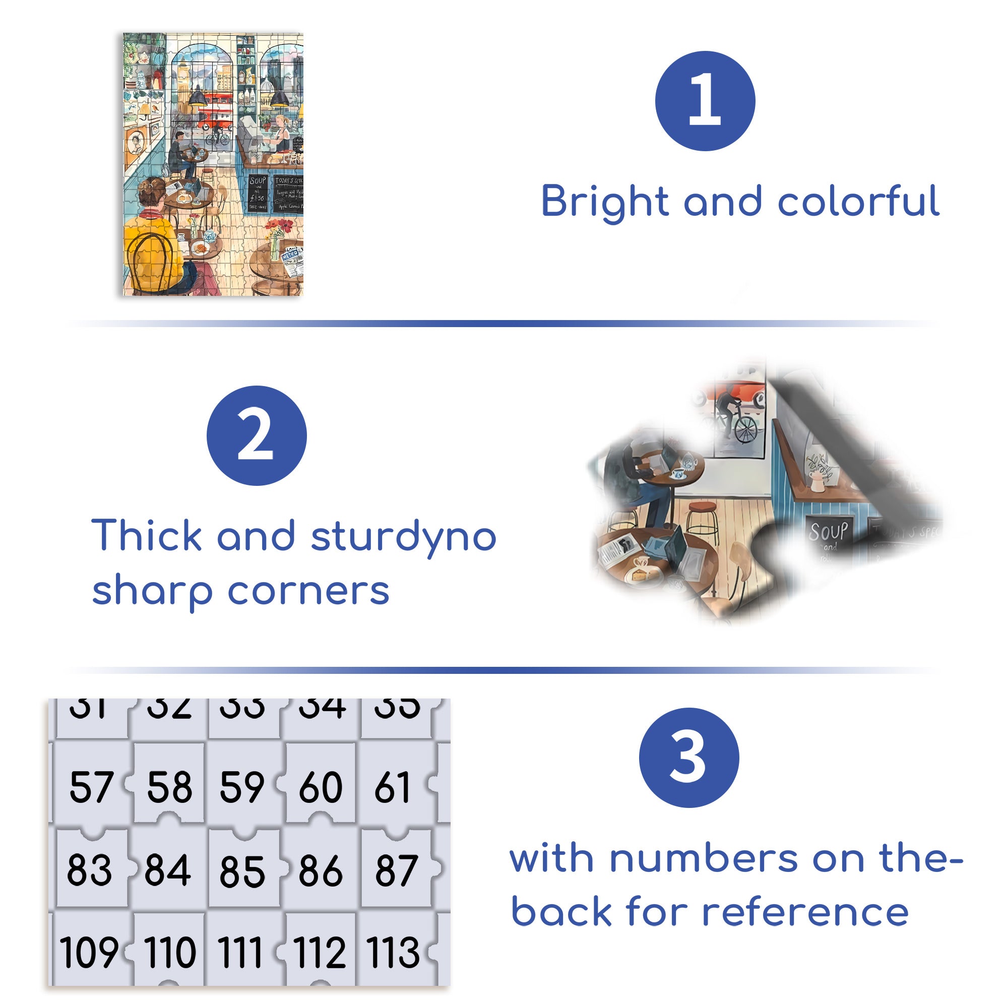 Tea Time 500pcs/1000pcs Jigsaw Puzzle, Scratch-Resistant, Interactive Family Game & Brain-Boosting DIY Decor, Perfect for Halloween, Christmas & New Year Gifts, Family Puzzle Game