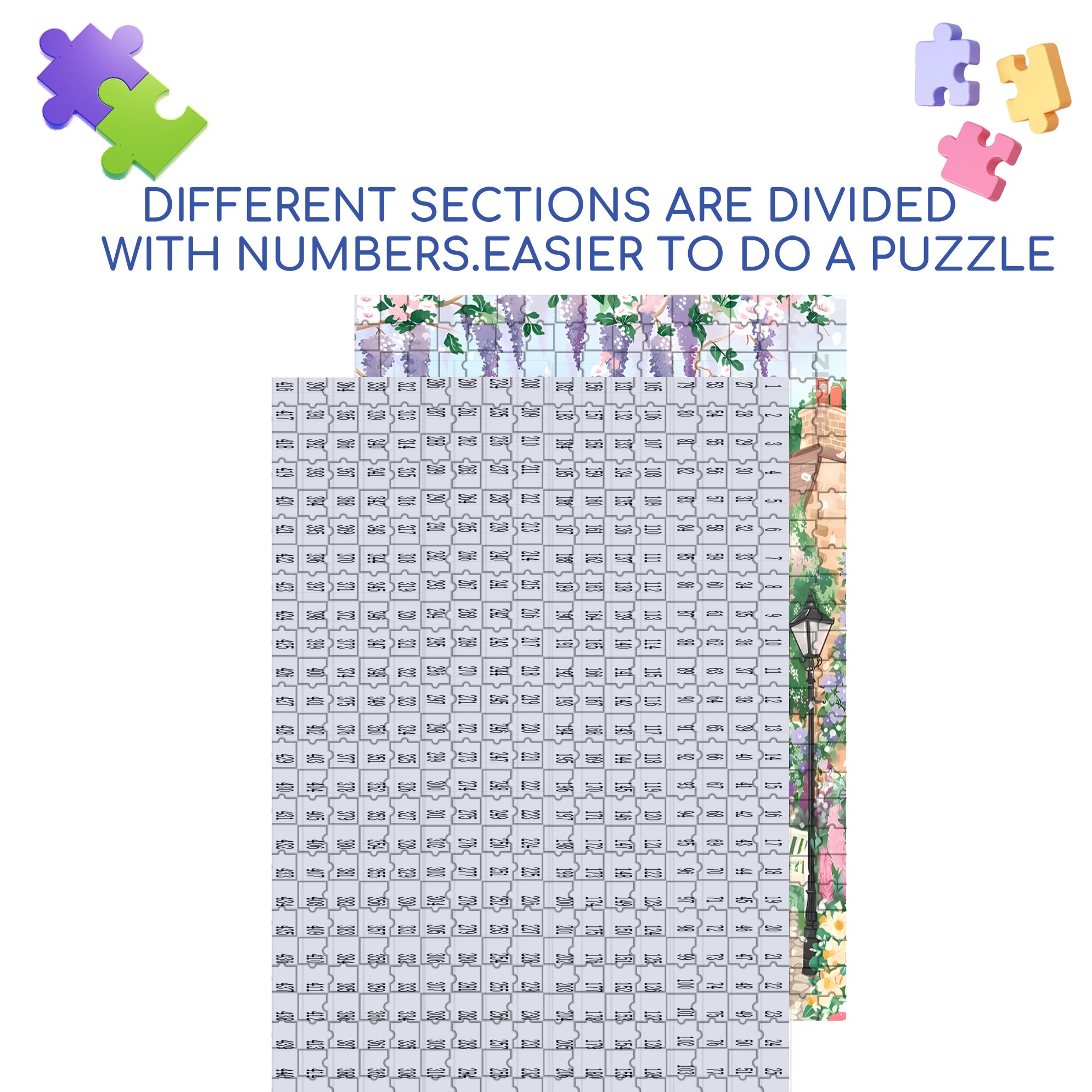 The Beauty Of Spring 500pcs/1000pcs Jigsaw Puzzle, Scratch-Resistant, Interactive Family Game & Brain-Boosting DIY Decor, Perfect for Halloween, Christmas & New Year Gifts, Family Puzzle Game