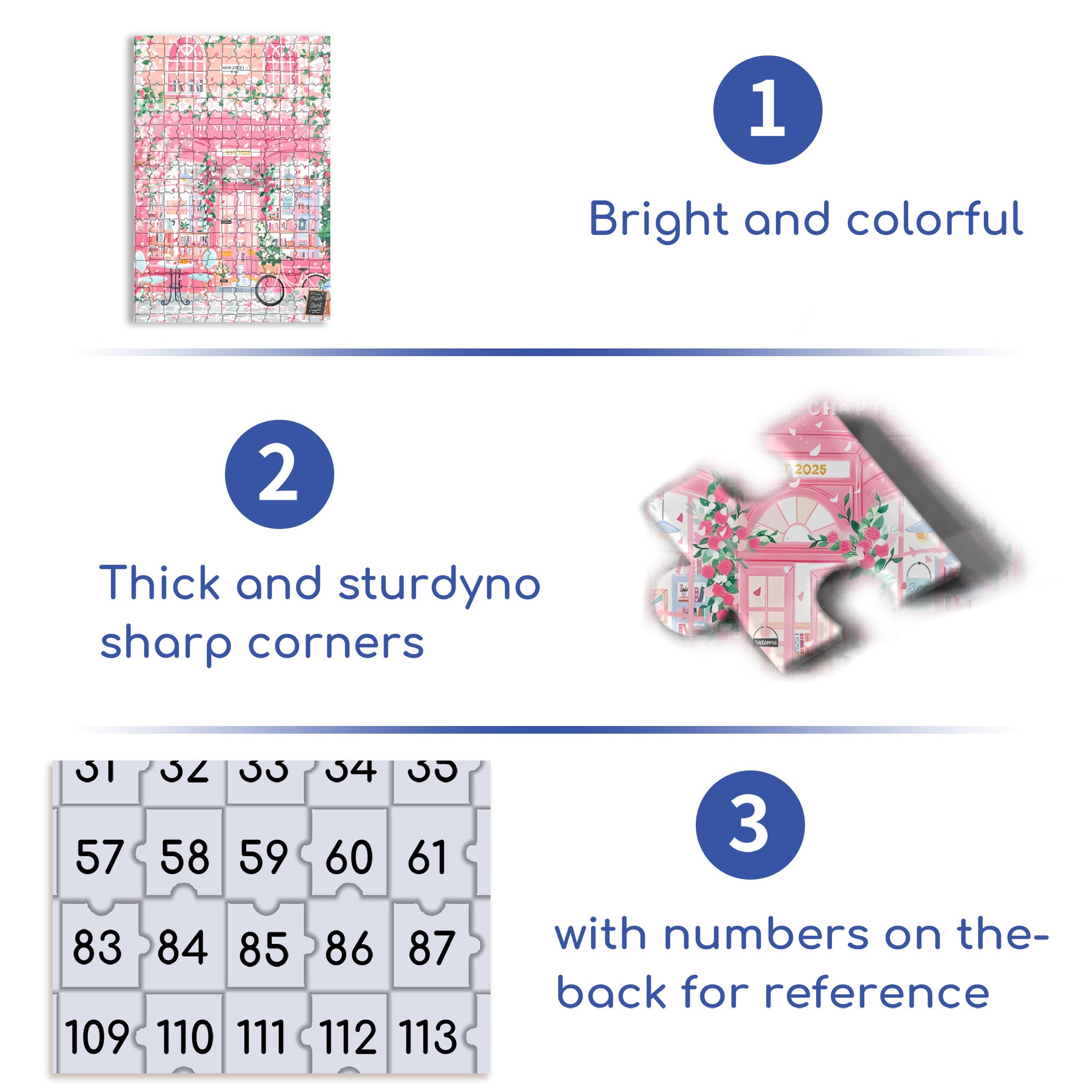 The Next Chapter 500pcs/1000pcs Jigsaw Puzzle, Scratch-Resistant, Interactive Family Game & Brain-Boosting DIY Decor, Perfect for Halloween, Christmas & New Year Gifts, Family Puzzle Game