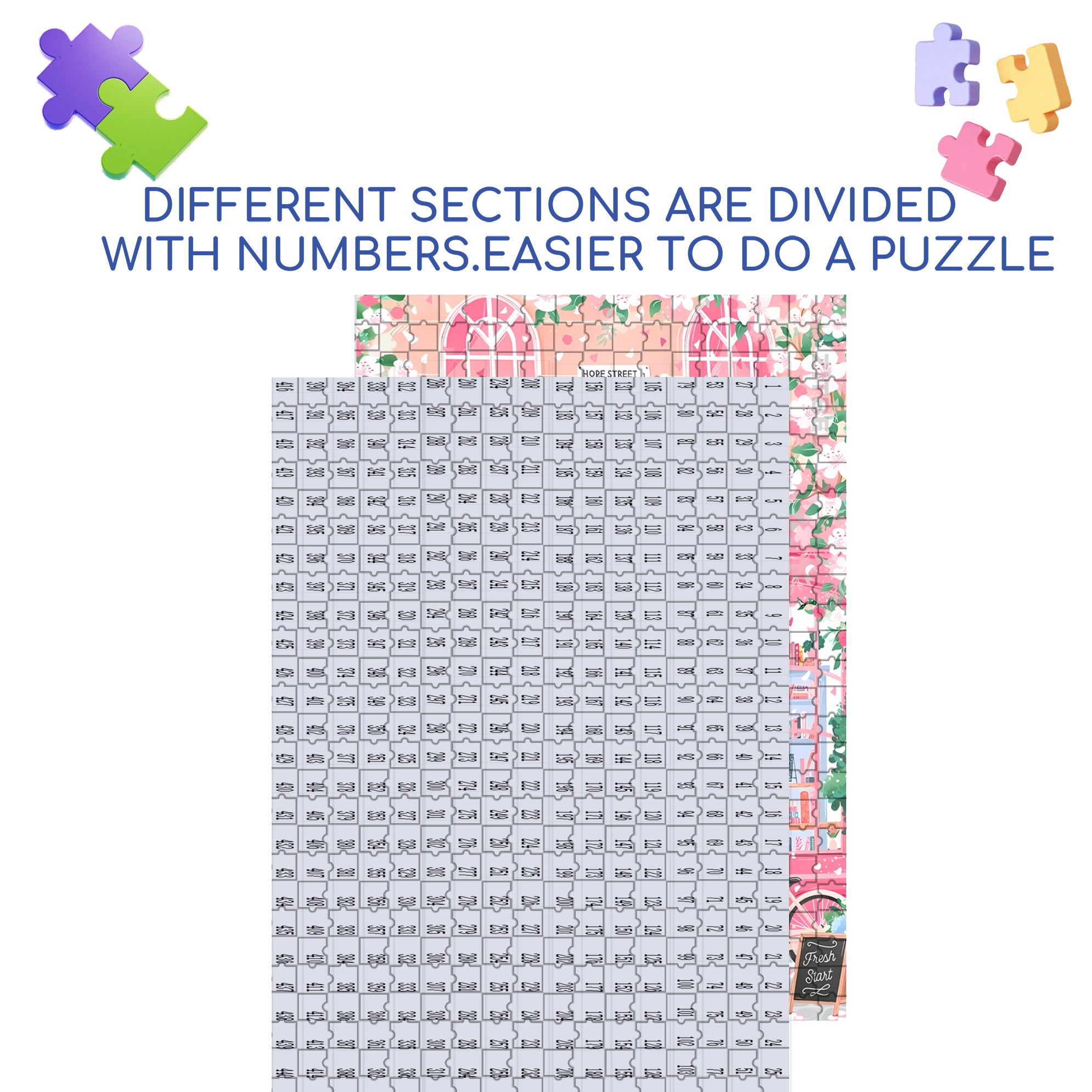 The Next Chapter 500pcs/1000pcs Jigsaw Puzzle, Scratch-Resistant, Interactive Family Game & Brain-Boosting DIY Decor, Perfect for Halloween, Christmas & New Year Gifts, Family Puzzle Game