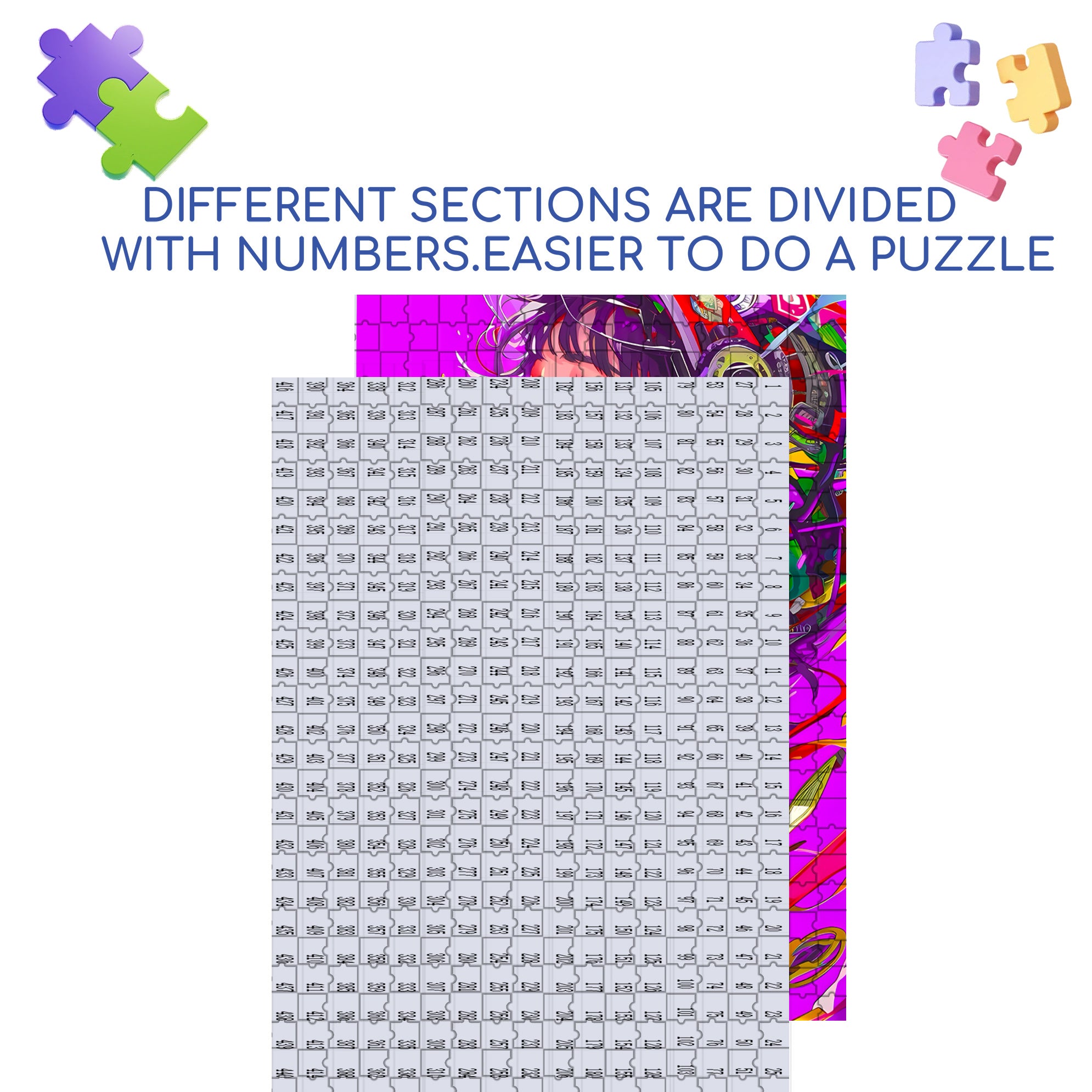 Vision Of The Future 500pcs/1000pcs Jigsaw Puzzle, Scratch-Resistant, Interactive Family Game & Brain-Boosting DIY Decor, Perfect for Halloween, Christmas & New Year Gifts, Family Puzzle Game