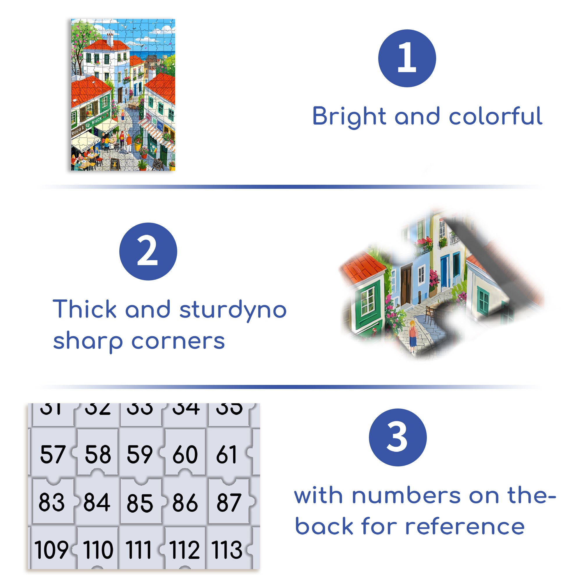 Weekend 500pcs/1000pcs Jigsaw Puzzle, Scratch-Resistant, Interactive Family Game & Brain-Boosting DIY Decor, Perfect for Halloween, Christmas & New Year Gifts, Family Puzzle Game