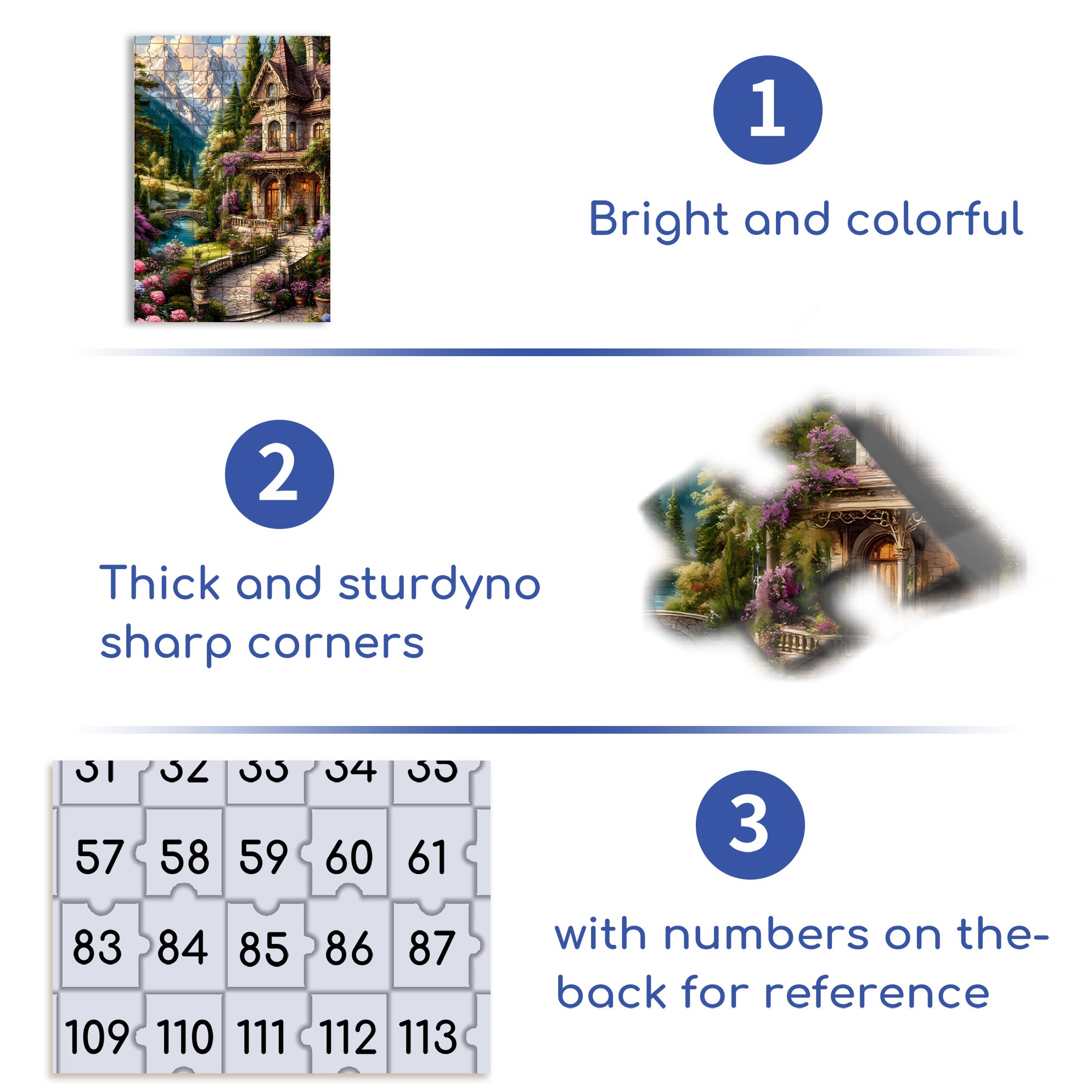 Winding Paths 500pcs/1000pcs Jigsaw Puzzle, Scratch-Resistant, Interactive Family Game & Brain-Boosting DIY Decor, Perfect for Halloween, Christmas & New Year Gifts, Family Puzzle Game