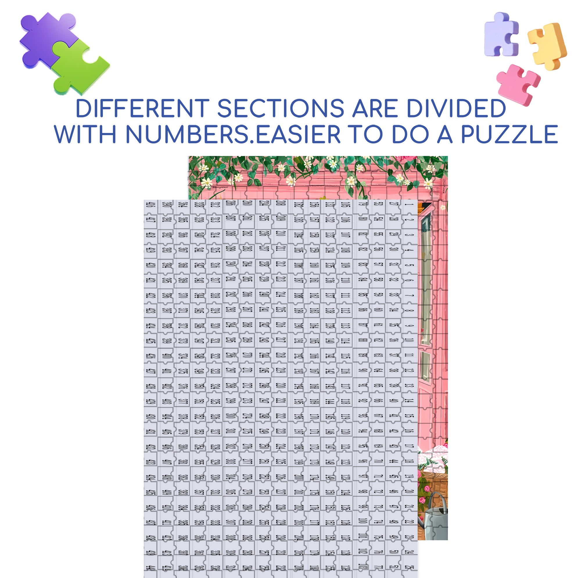 Workshop 500pcs/1000pcs Jigsaw Puzzle, Scratch-Resistant, Interactive Family Game & Brain-Boosting DIY Decor, Perfect for Halloween, Christmas & New Year Gifts, Family Puzzle Game