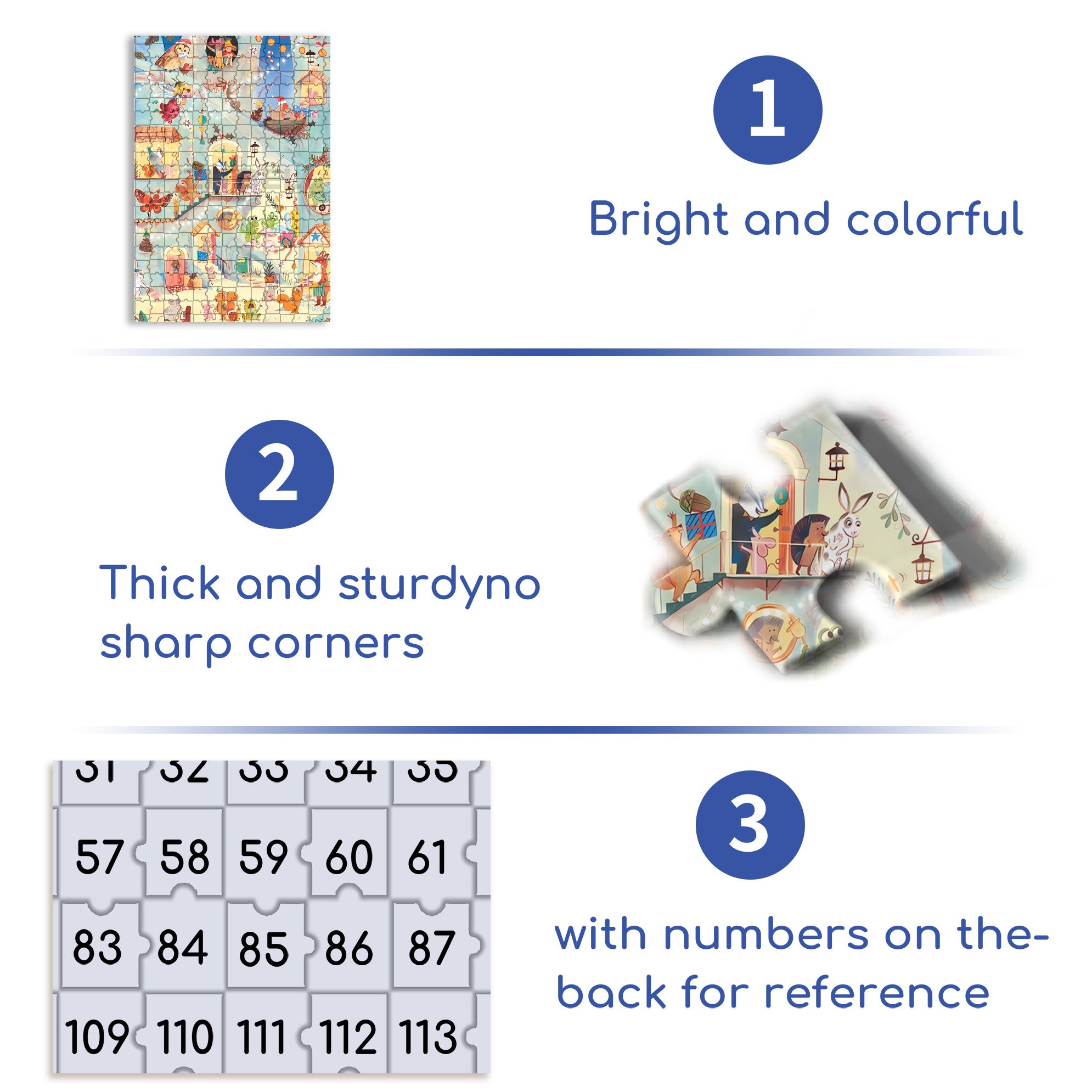 Animals' Party 500pcs/1000pcs Jigsaw Puzzle, Scratch-Resistant, Interactive Family Game & Brain-Boosting DIY Decor, Perfect for Halloween, Christmas & New Year Gifts, Family Puzzle Game