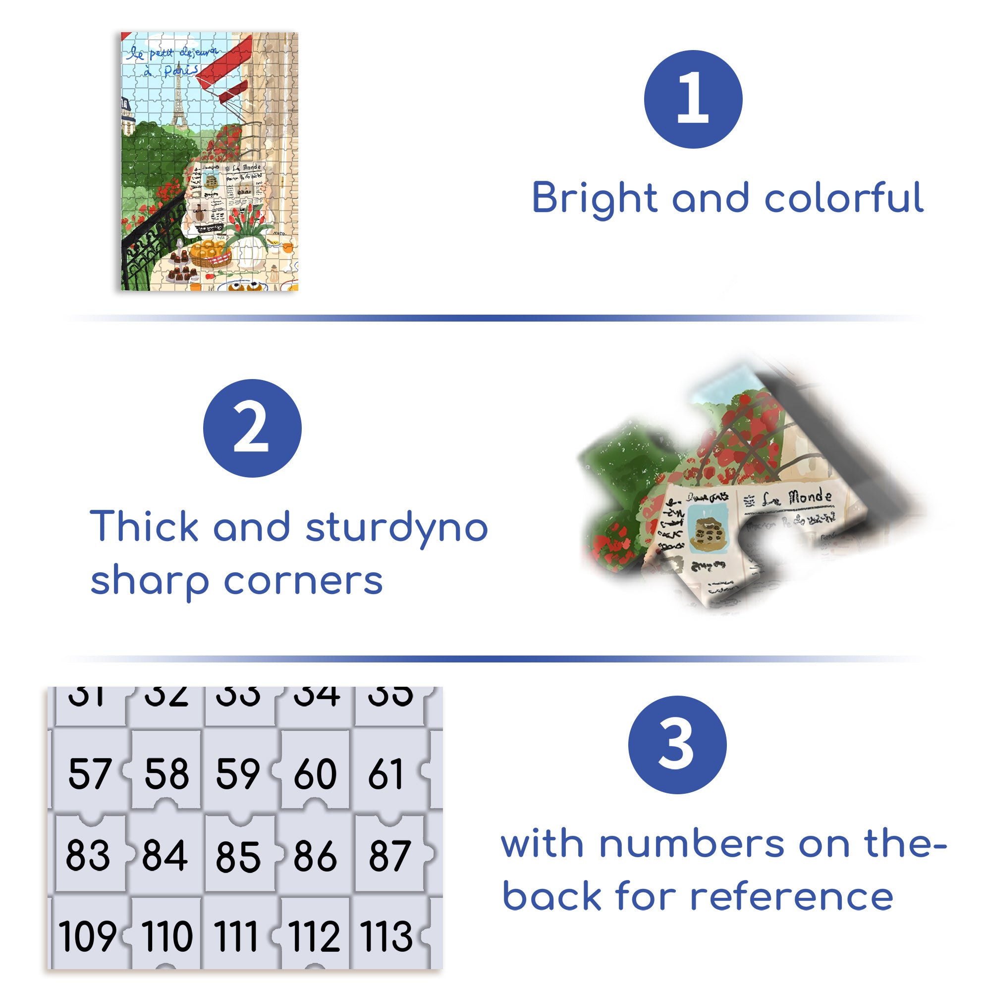 Breakfast On The Balcony 500pcs/1000pcs Jigsaw Puzzle, Scratch-Resistant, Interactive Family Game & Brain-Boosting DIY Decor, Perfect for Halloween, Christmas & New Year Gifts, Family Puzzle Game