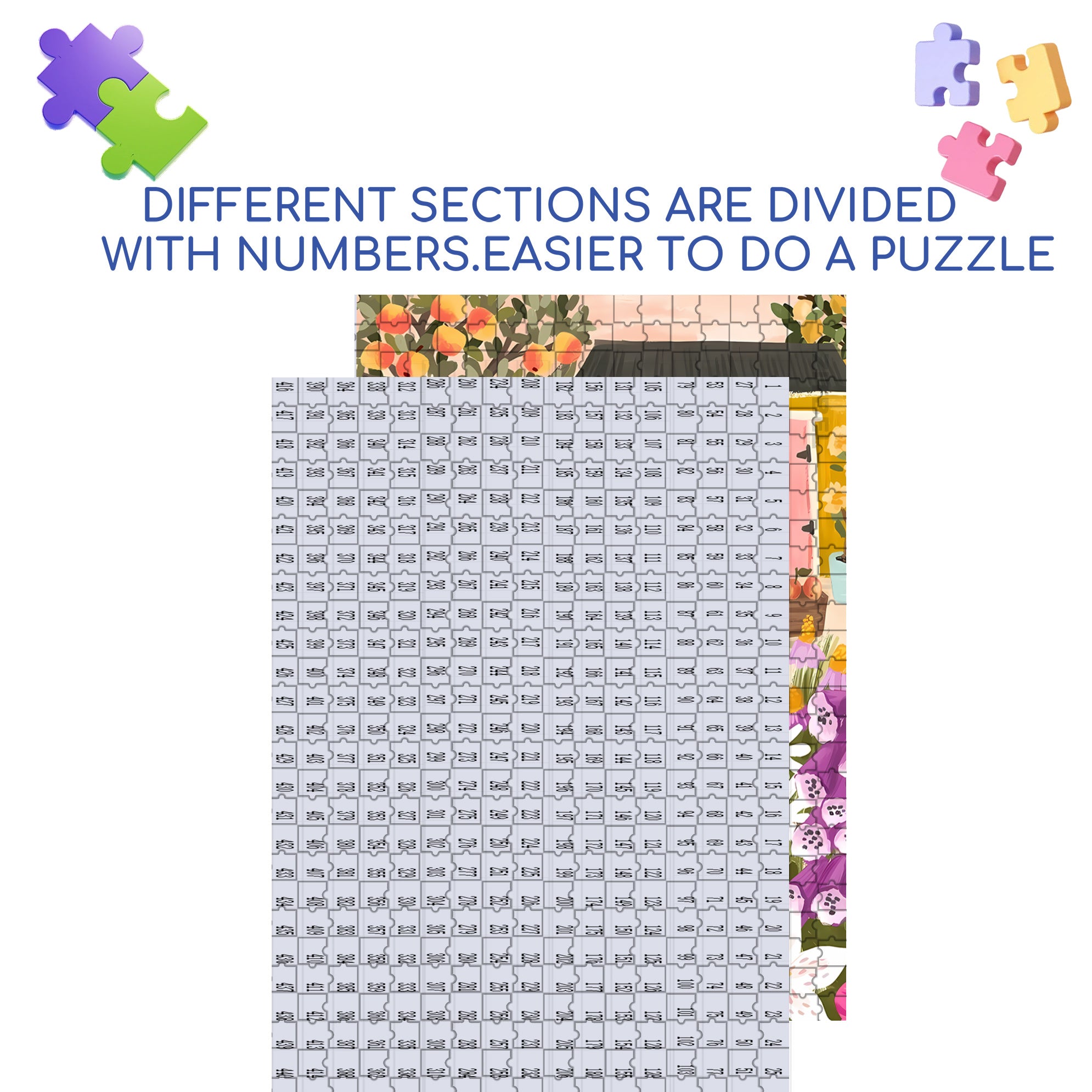 Chicken Paradise 500pcs/1000pcs Jigsaw Puzzle, Scratch-Resistant, Interactive Family Game & Brain-Boosting DIY Decor, Perfect for Halloween, Christmas & New Year Gifts, Family Puzzle Game