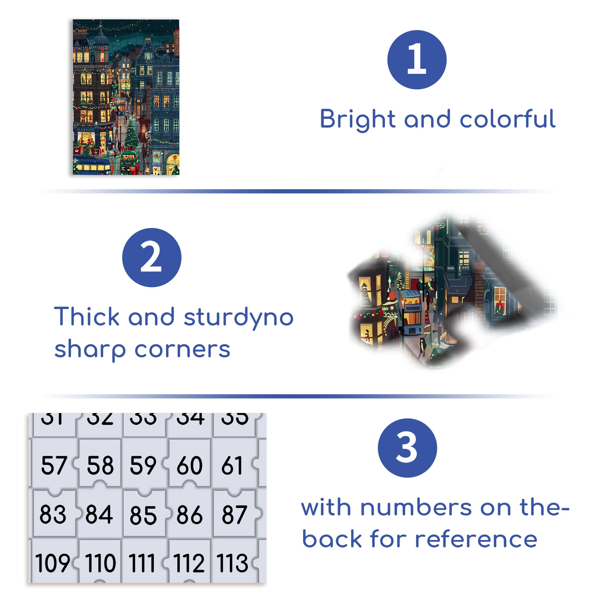 Christmas Eve In Storybrooke 500pcs/1000pcs Jigsaw Puzzle, Scratch-Resistant, Interactive Family Game & Brain-Boosting DIY Decor, Perfect for Halloween, Christmas & New Year Gifts, Family Puzzle Game