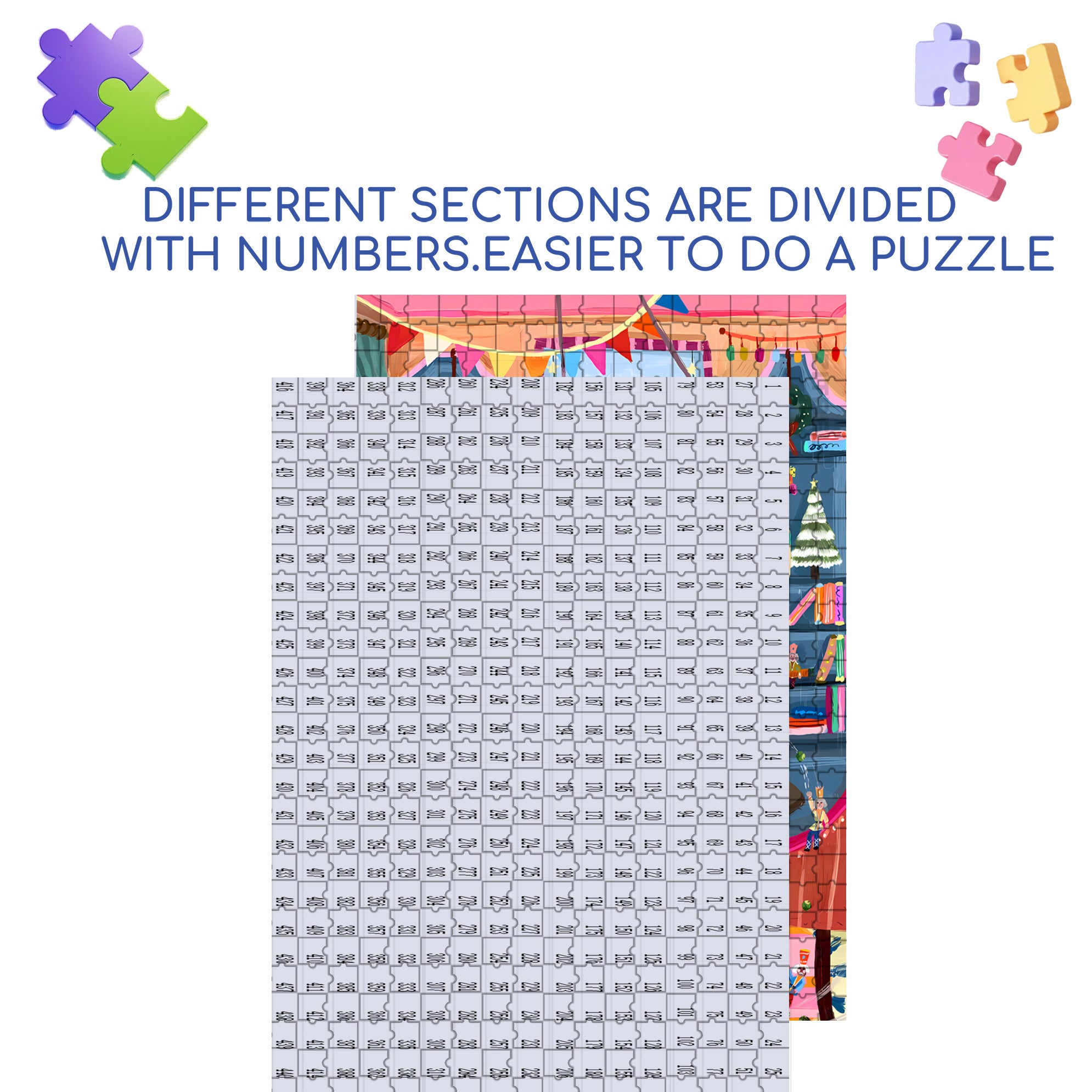 Christmas Turkey 500pcs/1000pcs Jigsaw Puzzle, Scratch-Resistant, Interactive Family Game & Brain-Boosting DIY Decor, Perfect for Halloween, Christmas & New Year Gifts, Family Puzzle Game